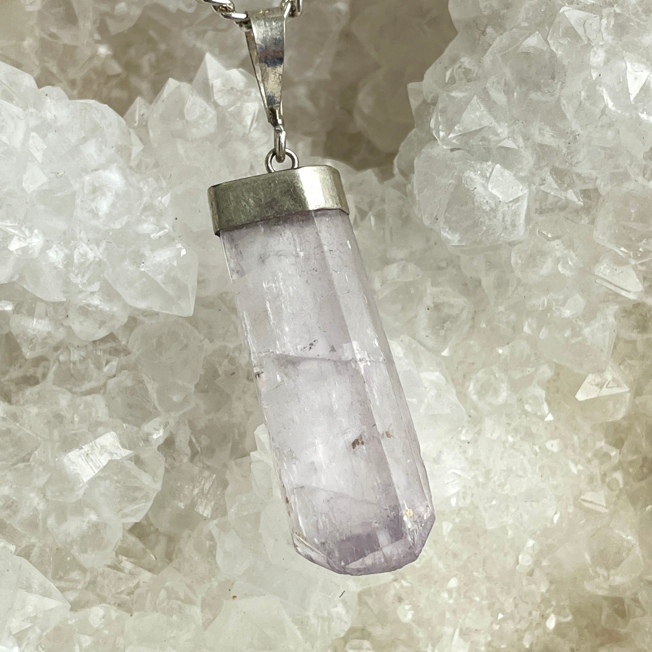 Kunzite Sterling Silver Pendant