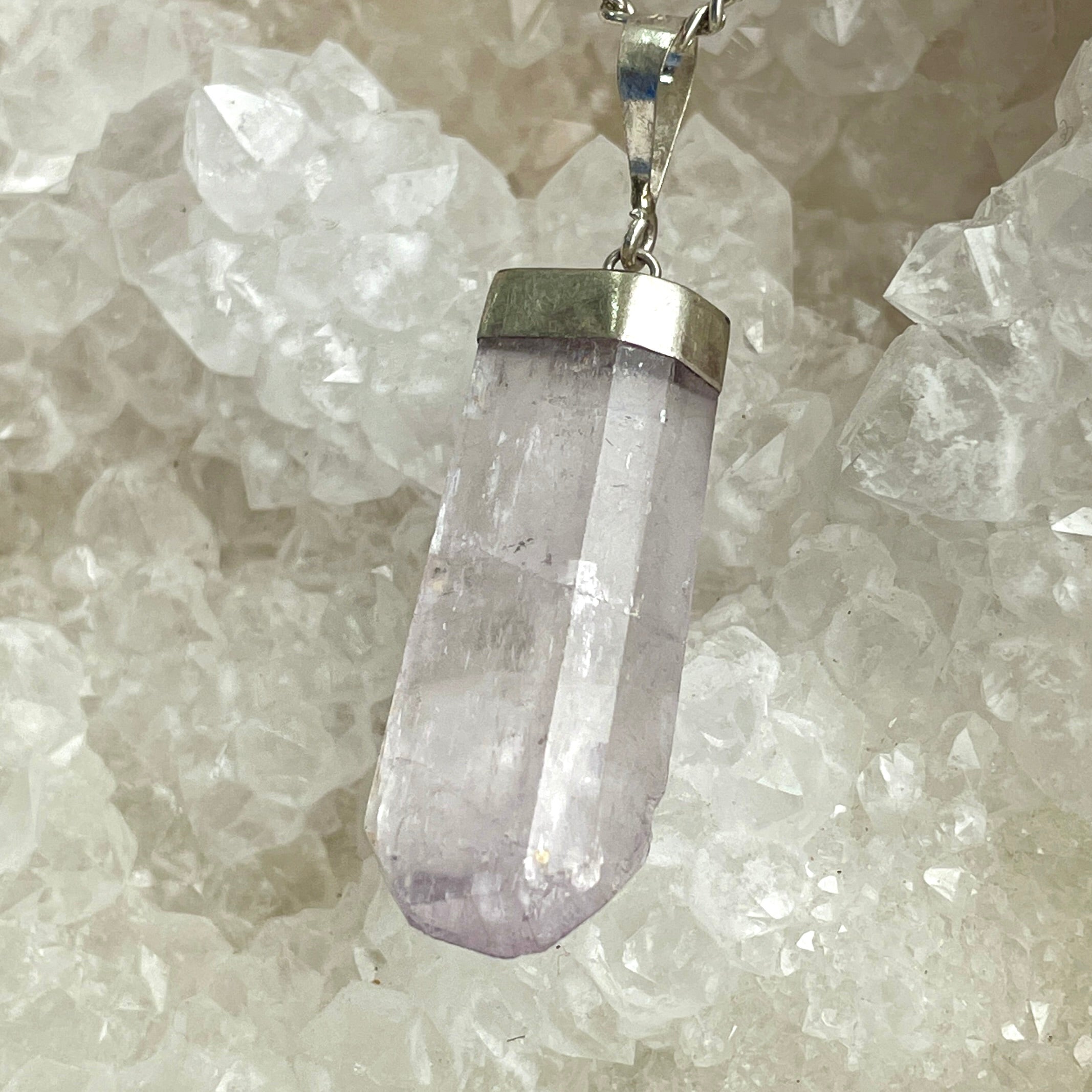 Kunzite Sterling Silver Pendant