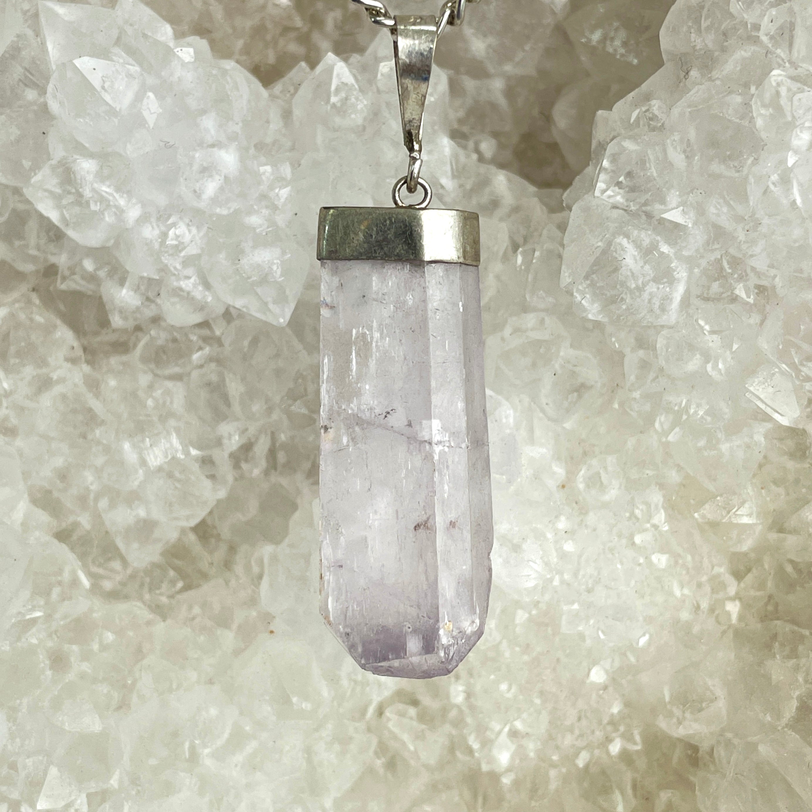 Kunzite Sterling Silver Pendant