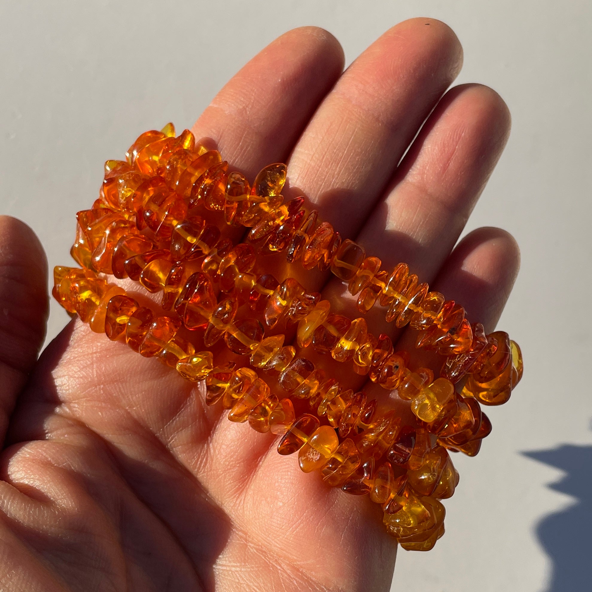 Amber Chip Bracelet - Small