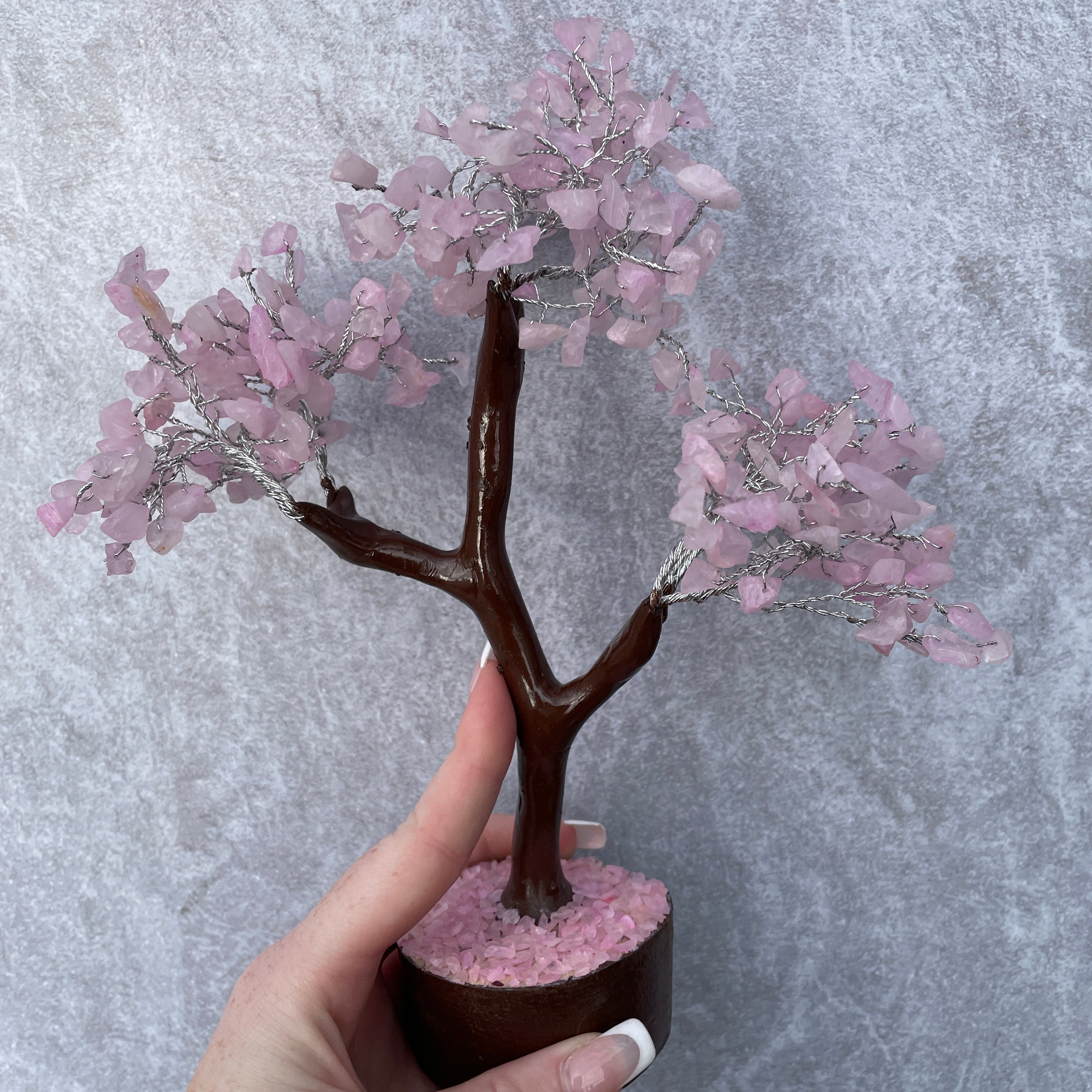 Rose Quartz Tree - Large 020