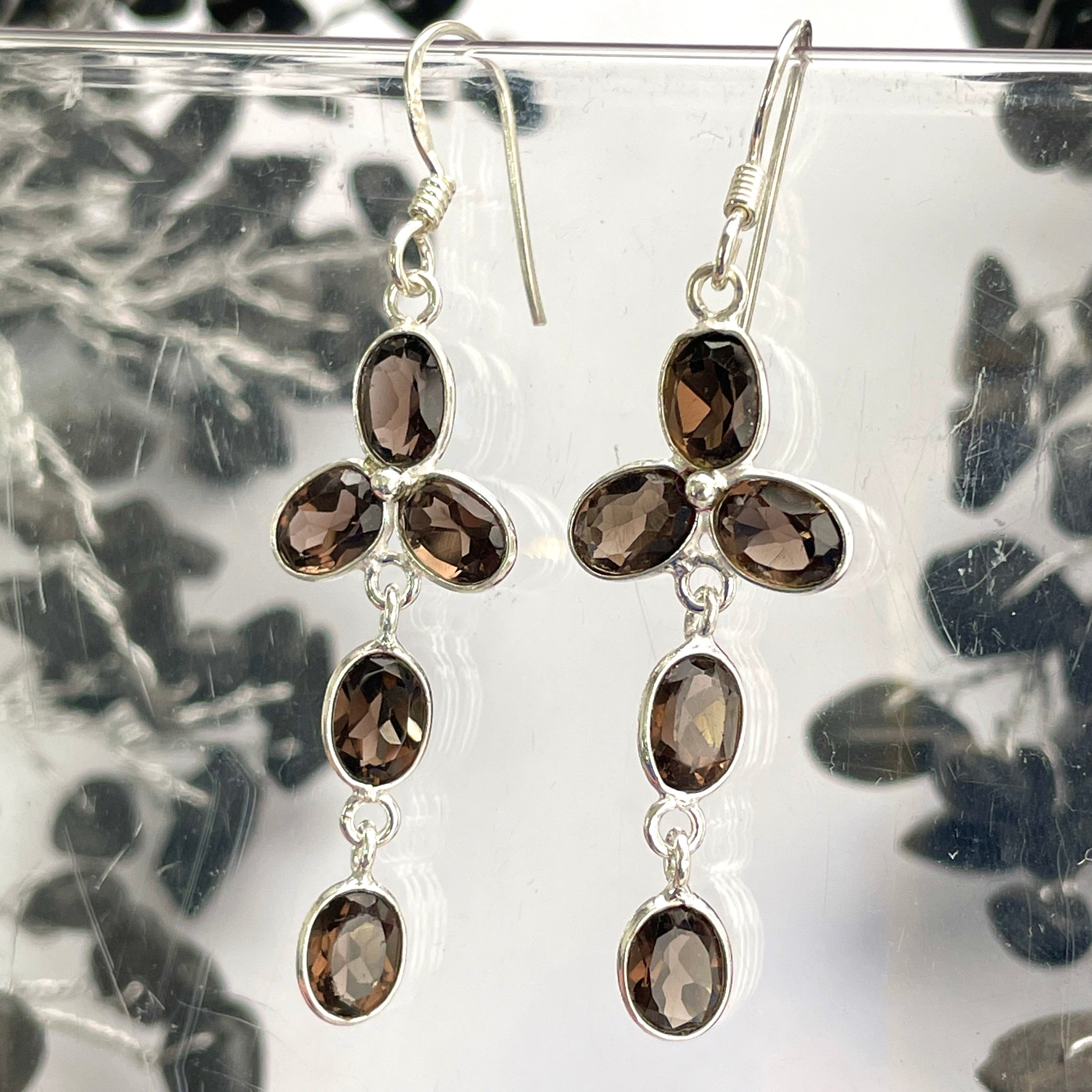 Smokey Quartz Earrings - B