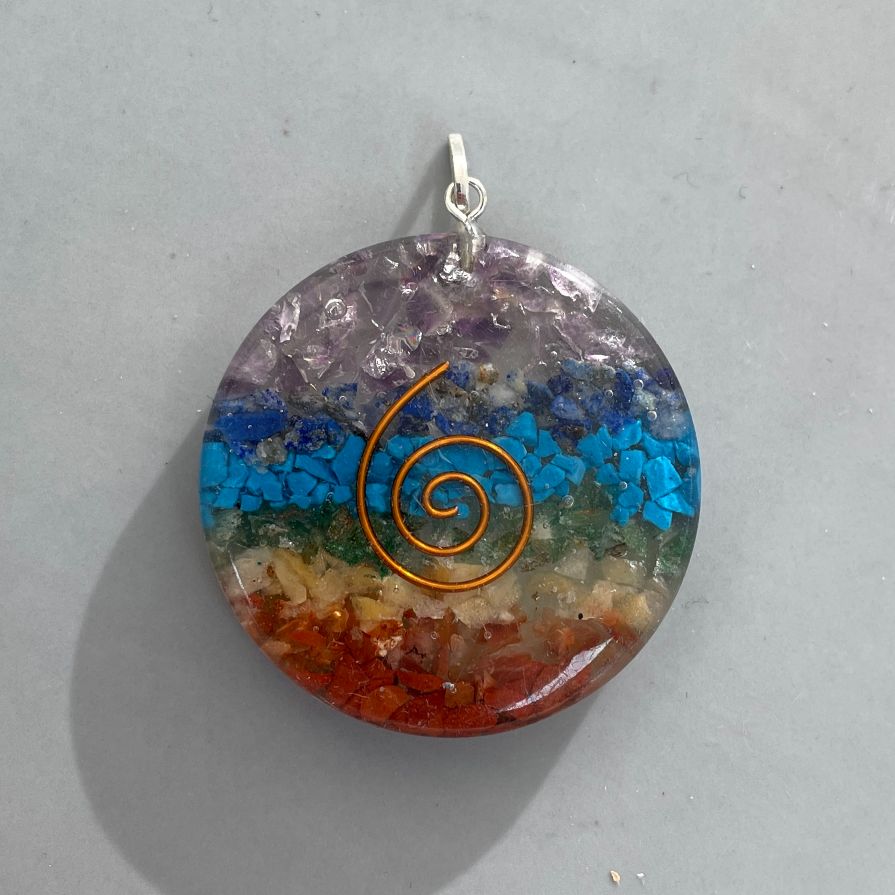Orgonite Chakra Pendant - Circle