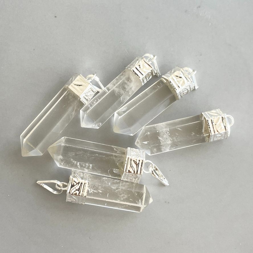 Clear Quartz - Cap Point Pendant