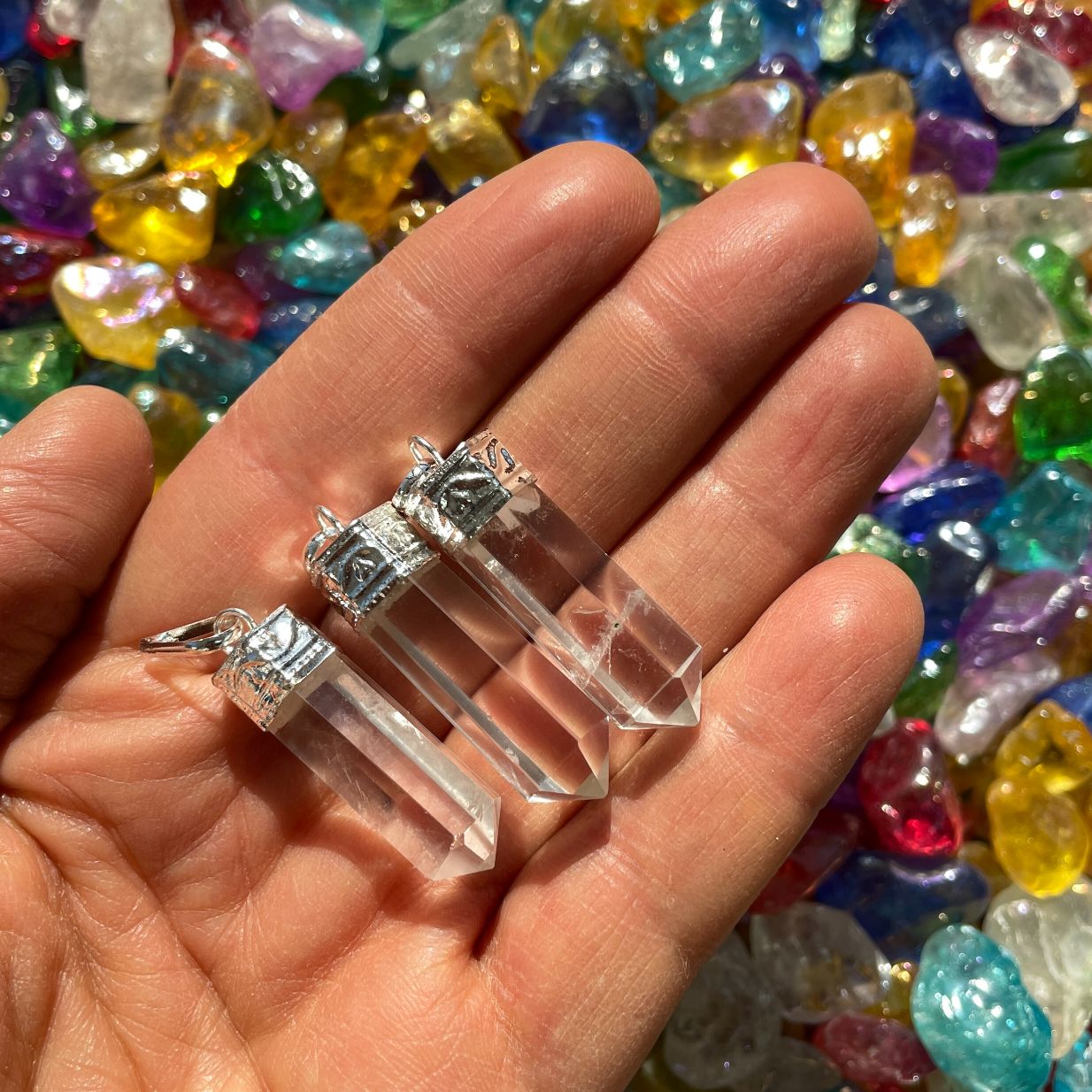 Clear Quartz - Cap Point Pendant