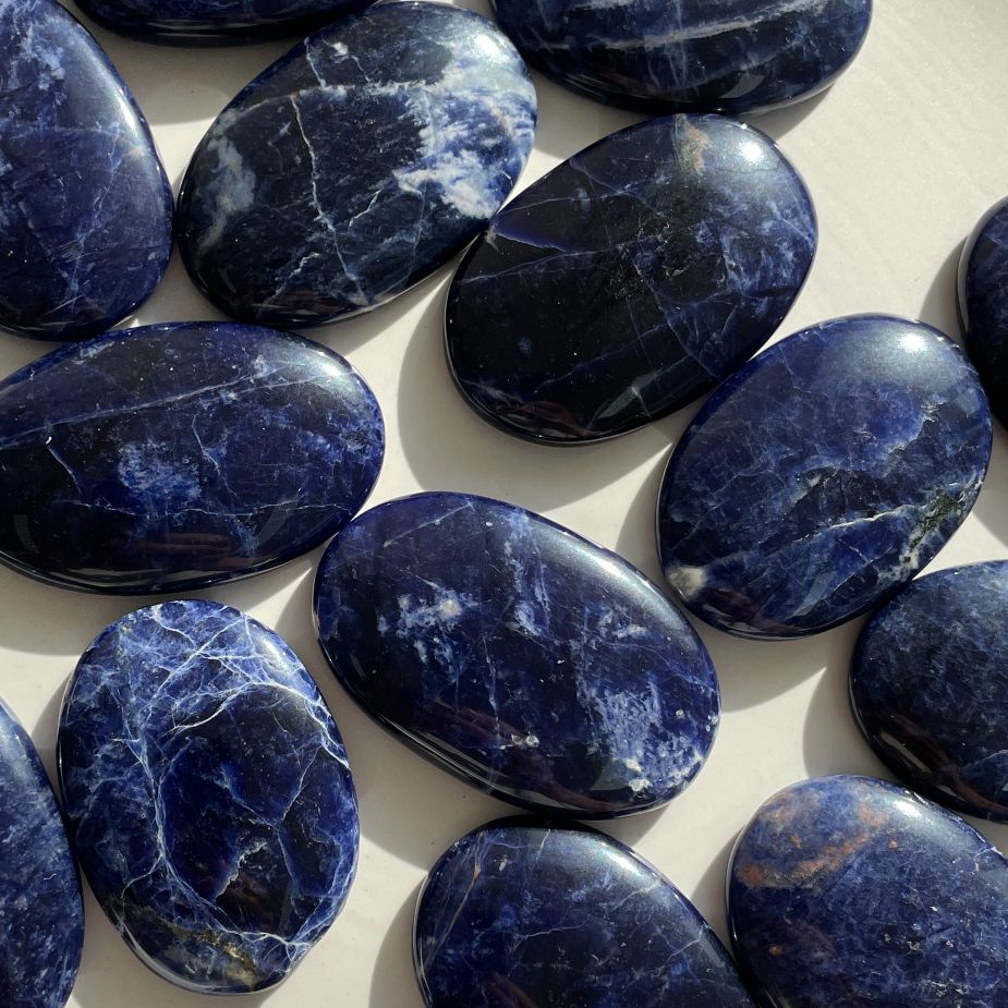 Sodalite - Small Palm Stone (IN)