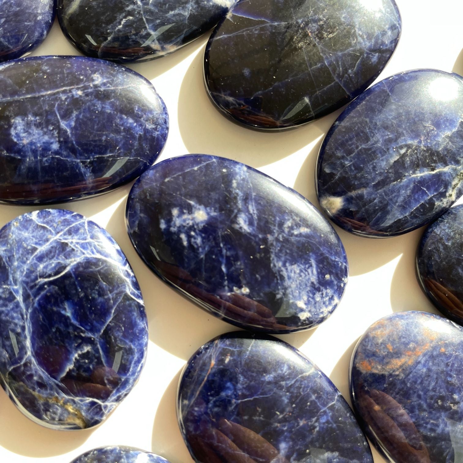 Sodalite - Small Palm Stone (IN)
