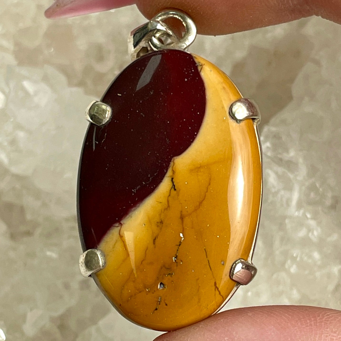 Mookaite Silver Pendant Large - SP83