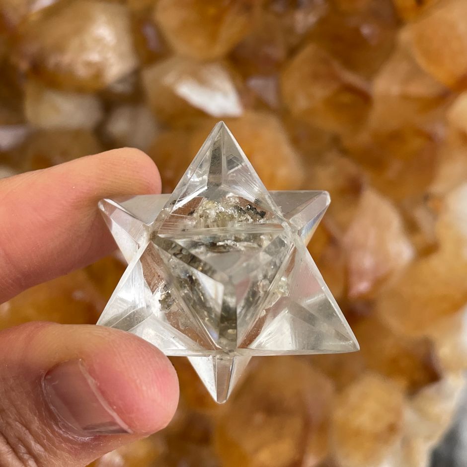 Orgonite Merkaba - Labradorite 2cm
