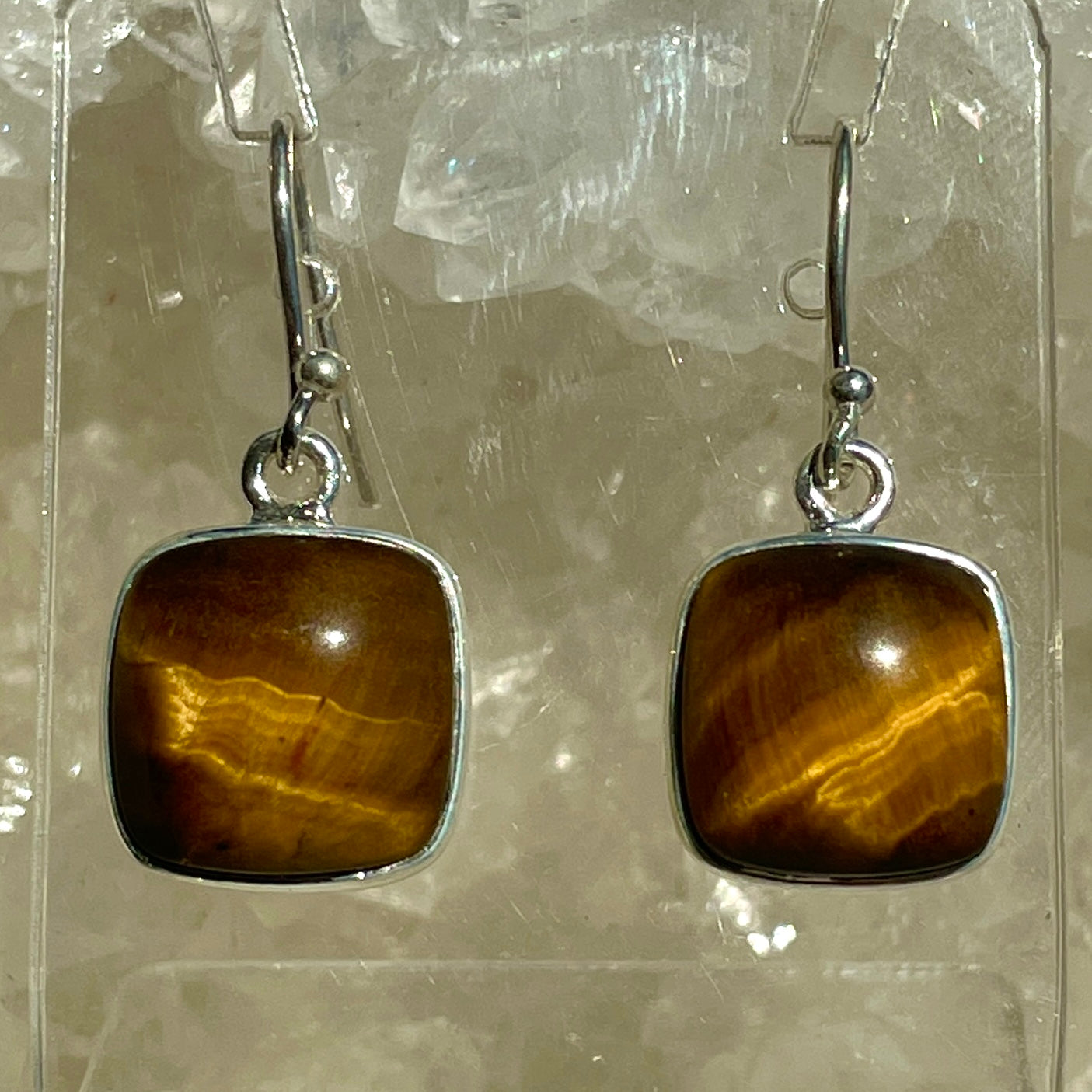 Tigers Eye Earrings - B