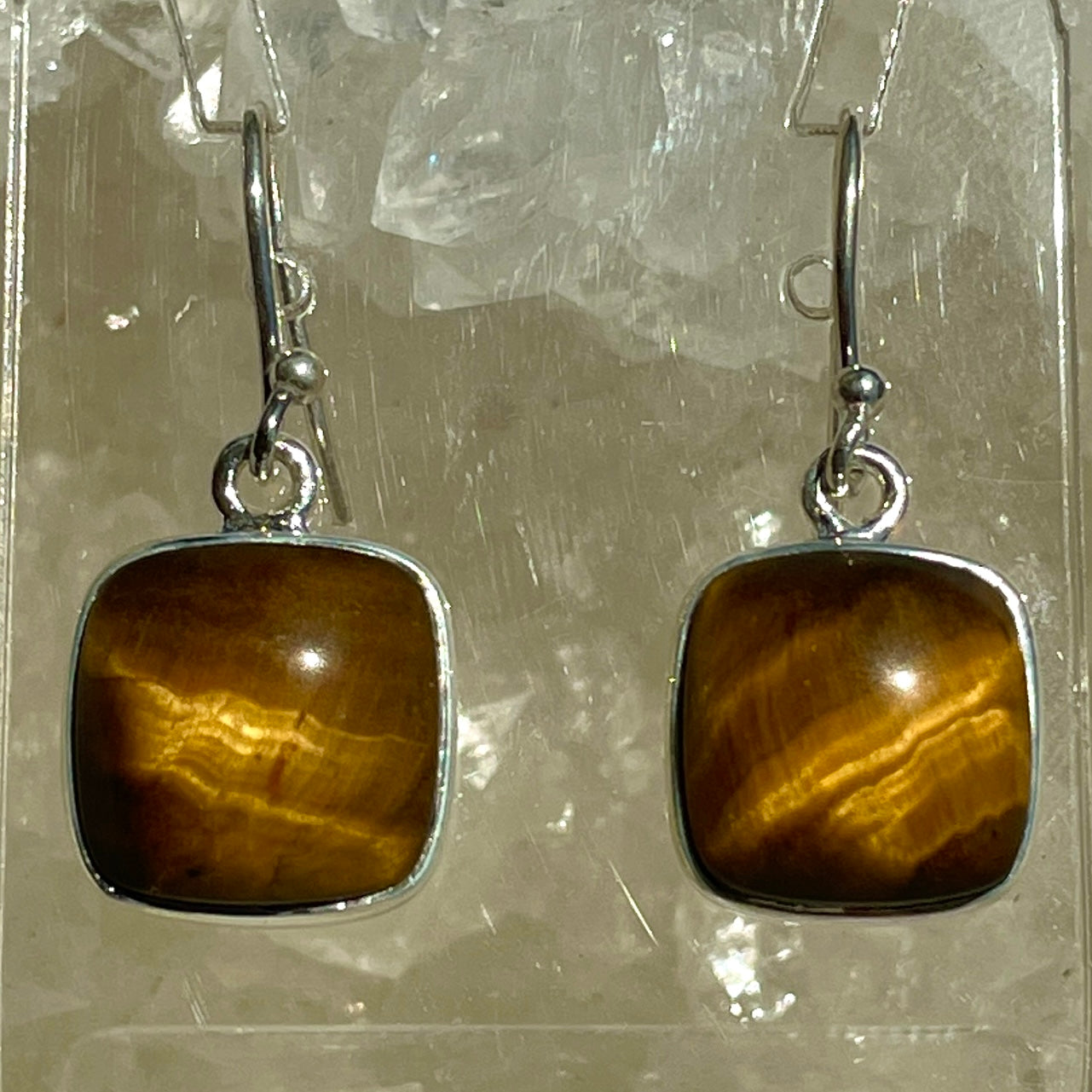 Tigers Eye Earrings - B