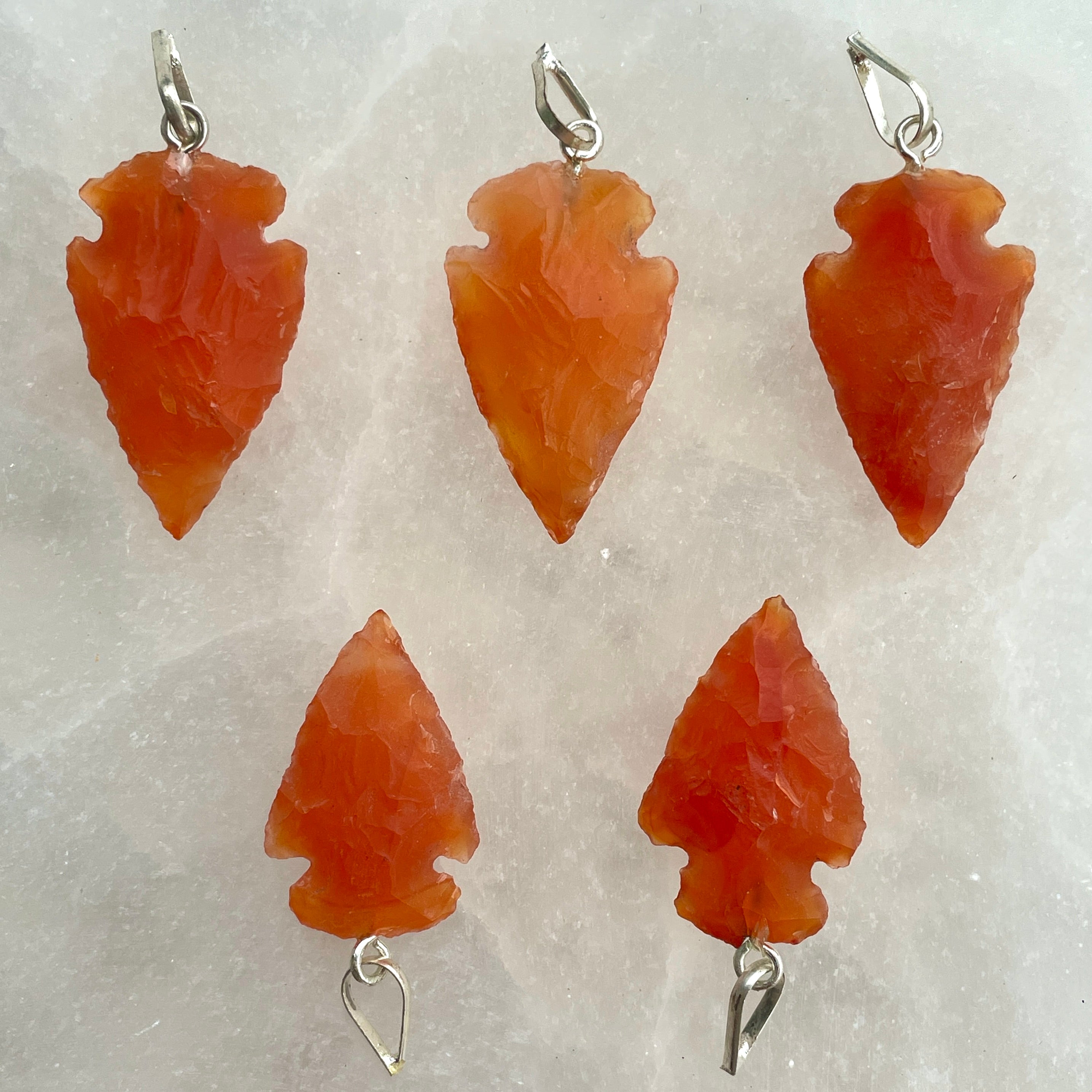 Arrowhead Pendant Carnelian
