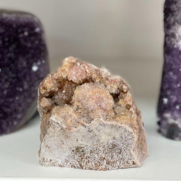 Pink Amethyst Cluster - 16