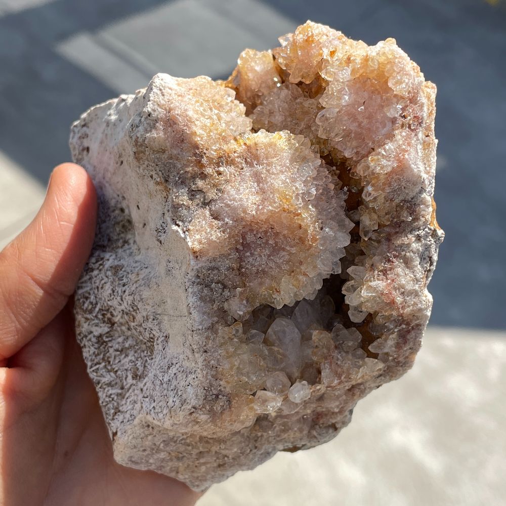 Pink Amethyst Cluster - 16