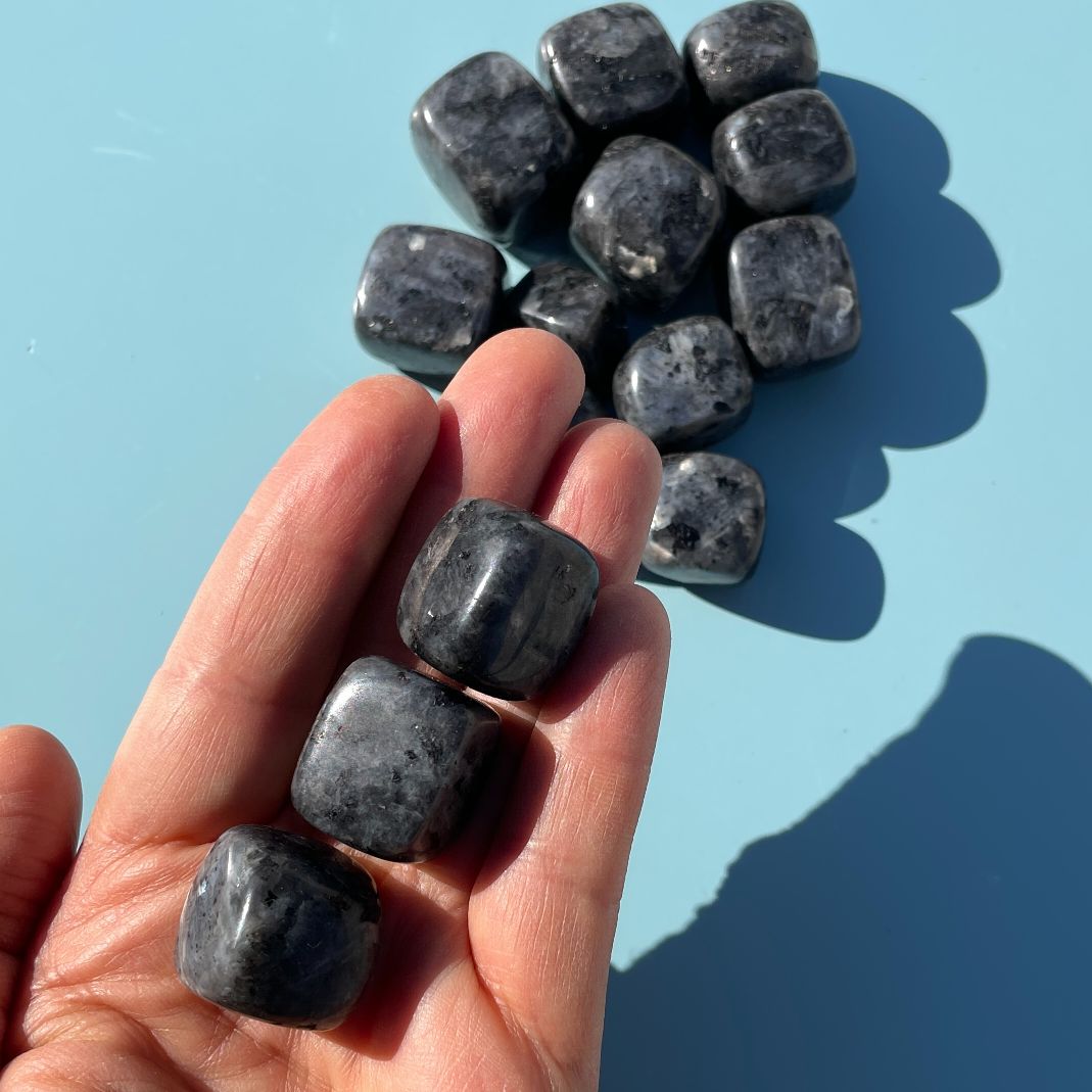 Larvikite Tumbled (IN) - 250g