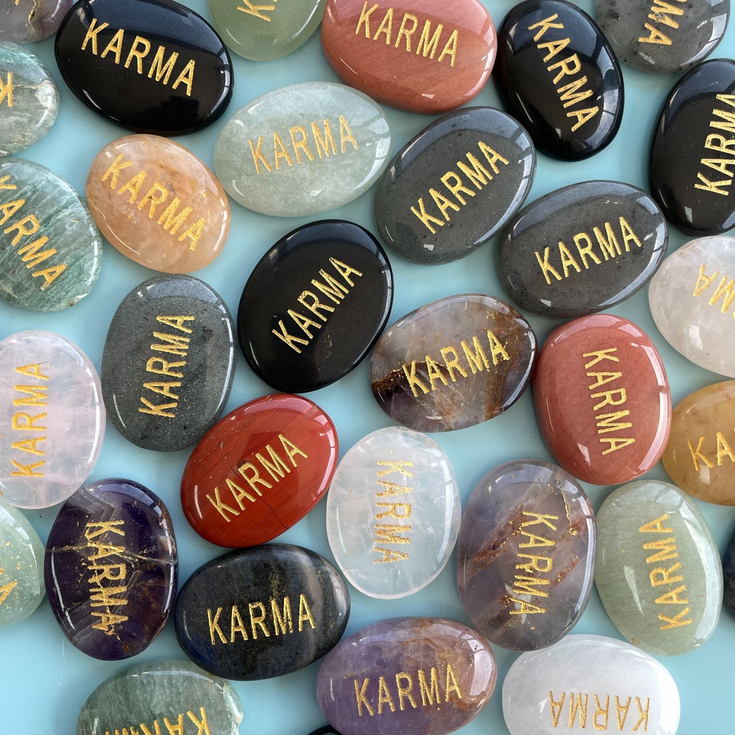 Word Palmstone - Karma - 1pc
