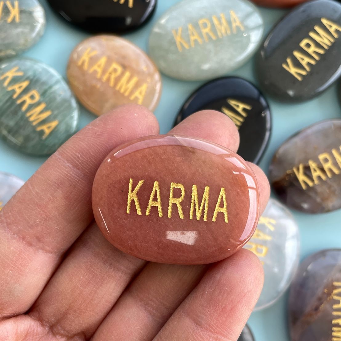 Word Palmstone - Karma - 1pc