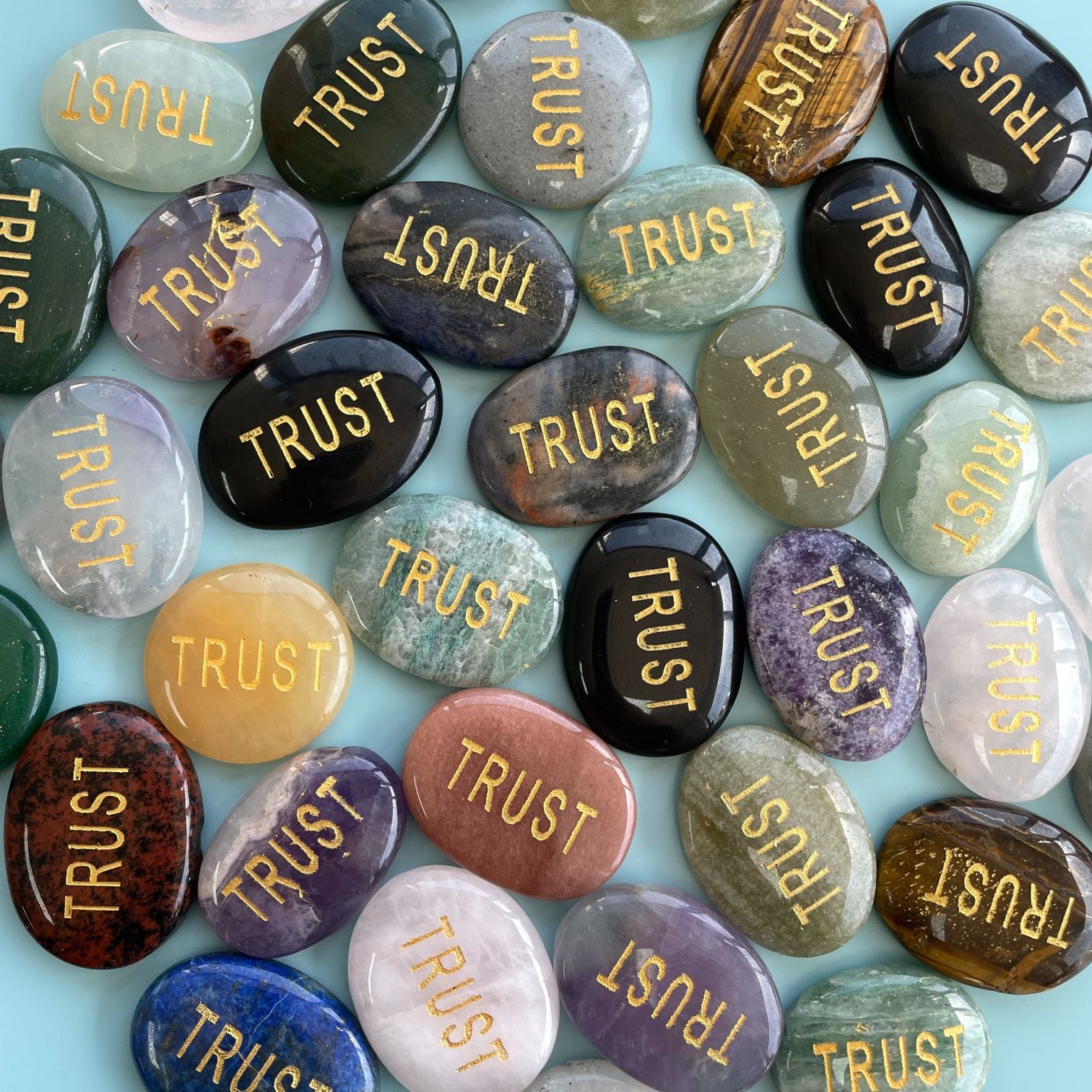 Word Palmstone - Trust - 1pc