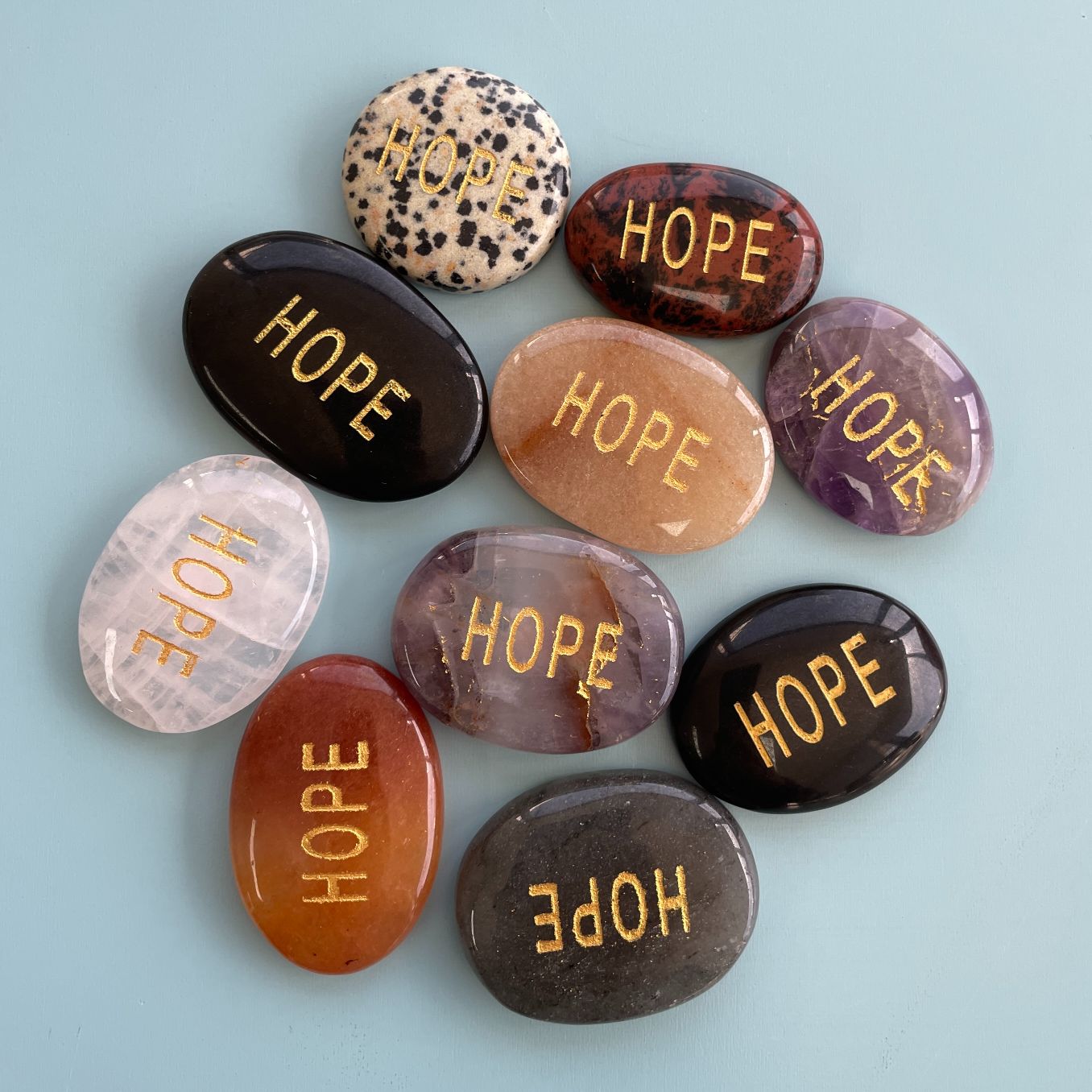 Word Palmstone - Hope - 1pc
