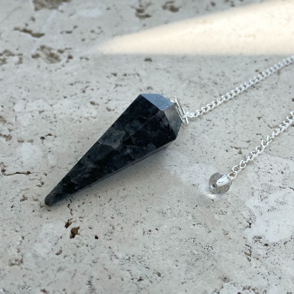 Larvikite Faceted Pendulum