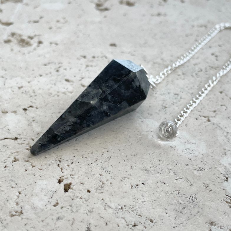 Larvikite Faceted Pendulum