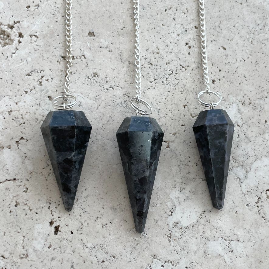 Larvikite Faceted Pendulum