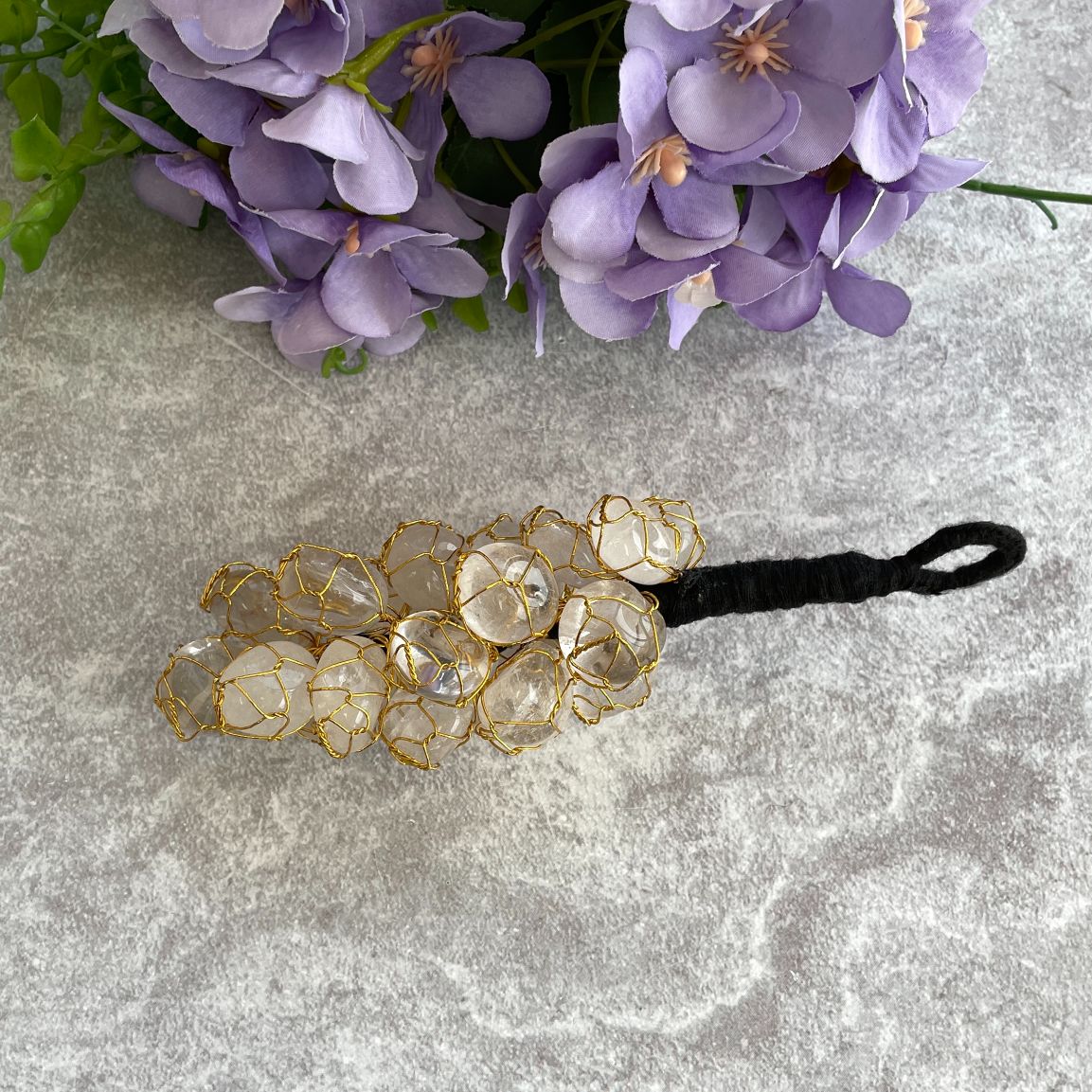 Mini Tumble Hanger - Clear Quartz