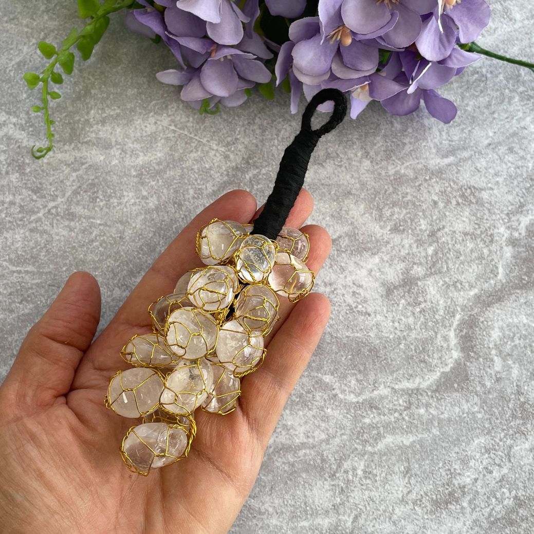 Mini Tumble Hanger - Clear Quartz