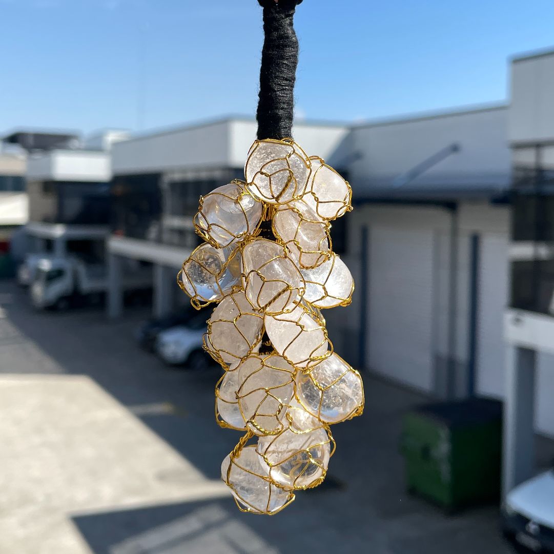 Mini Tumble Hanger - Clear Quartz