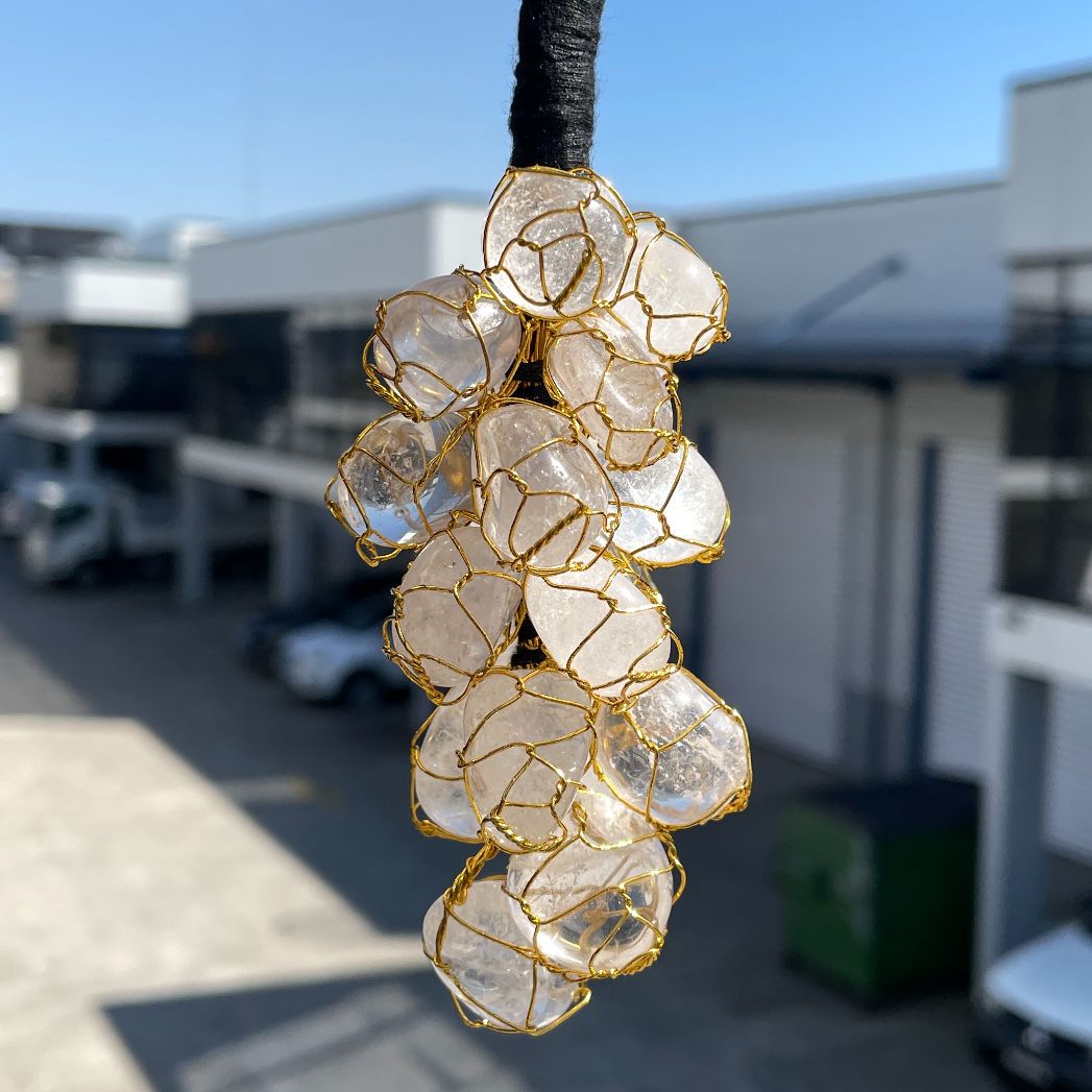 Mini Tumble Hanger - Clear Quartz