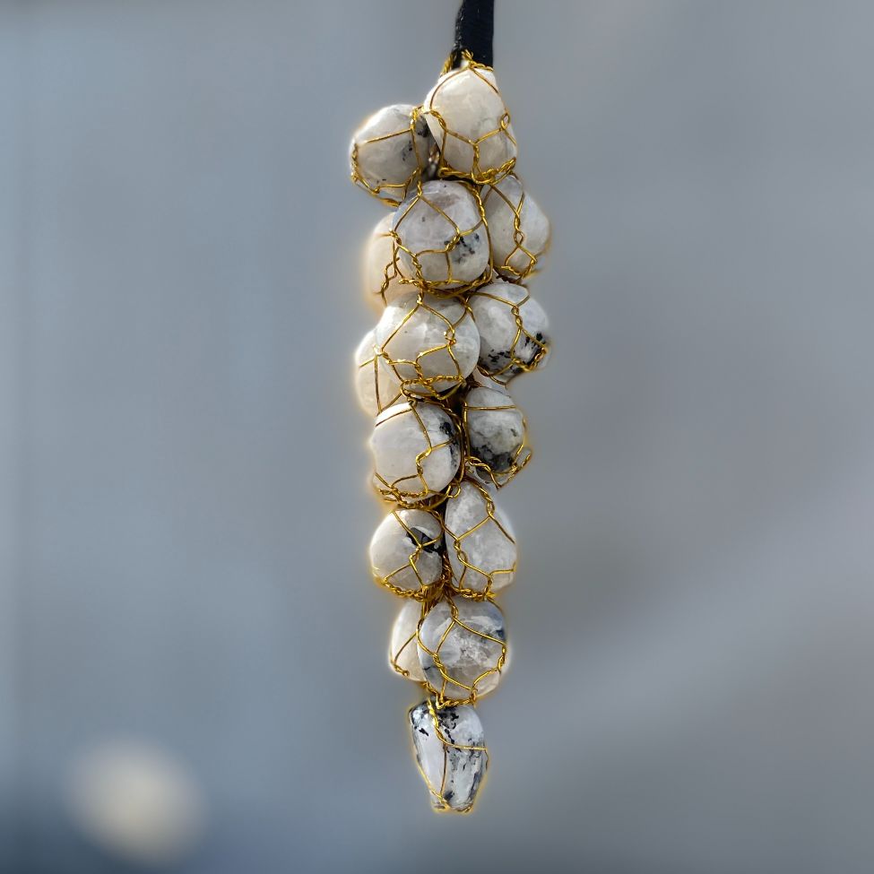Mini Tumble Hanger - Rainbow Moonstone