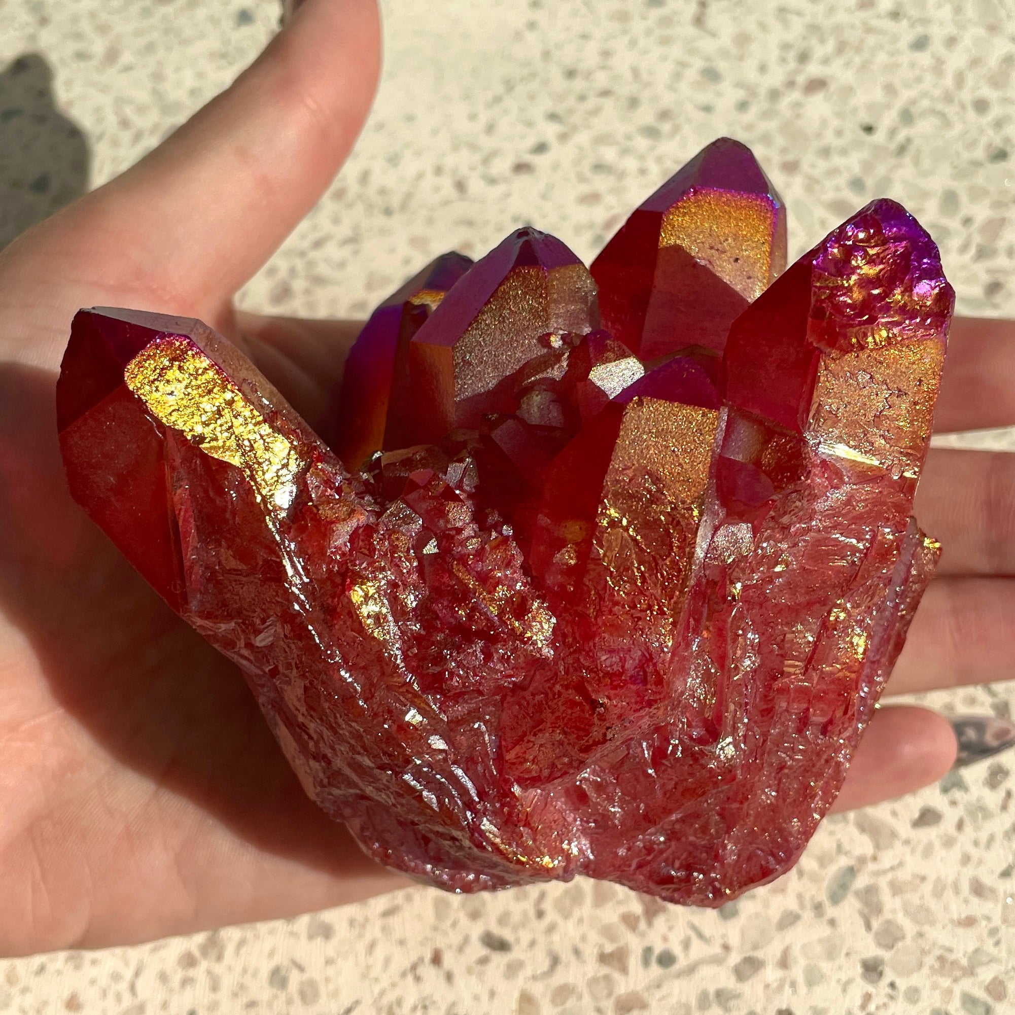 Ruby Red Aura Cluster - 04