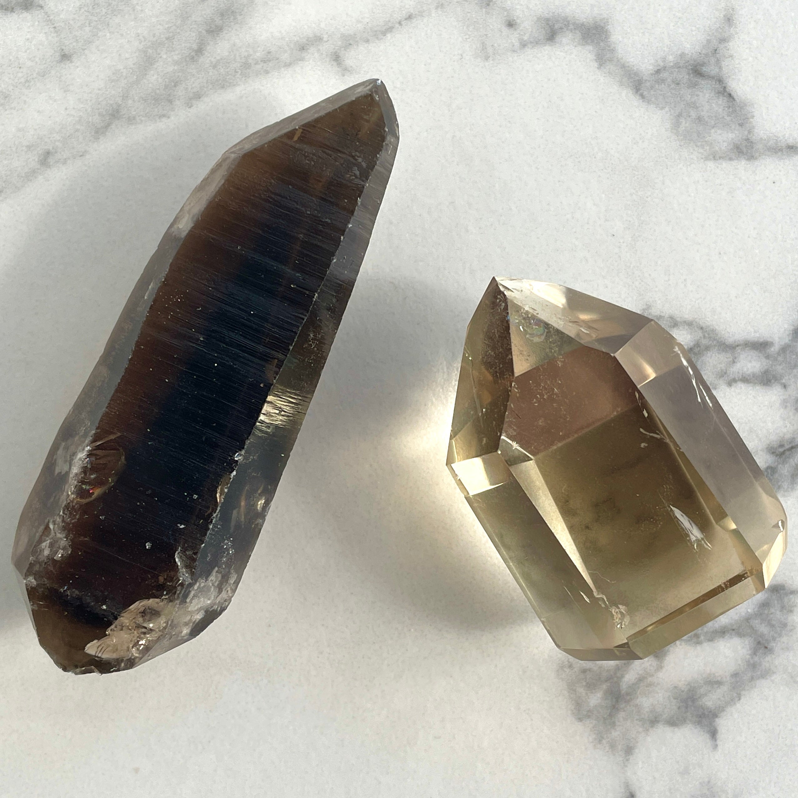 Smokey Quartz Generator Pair - M
