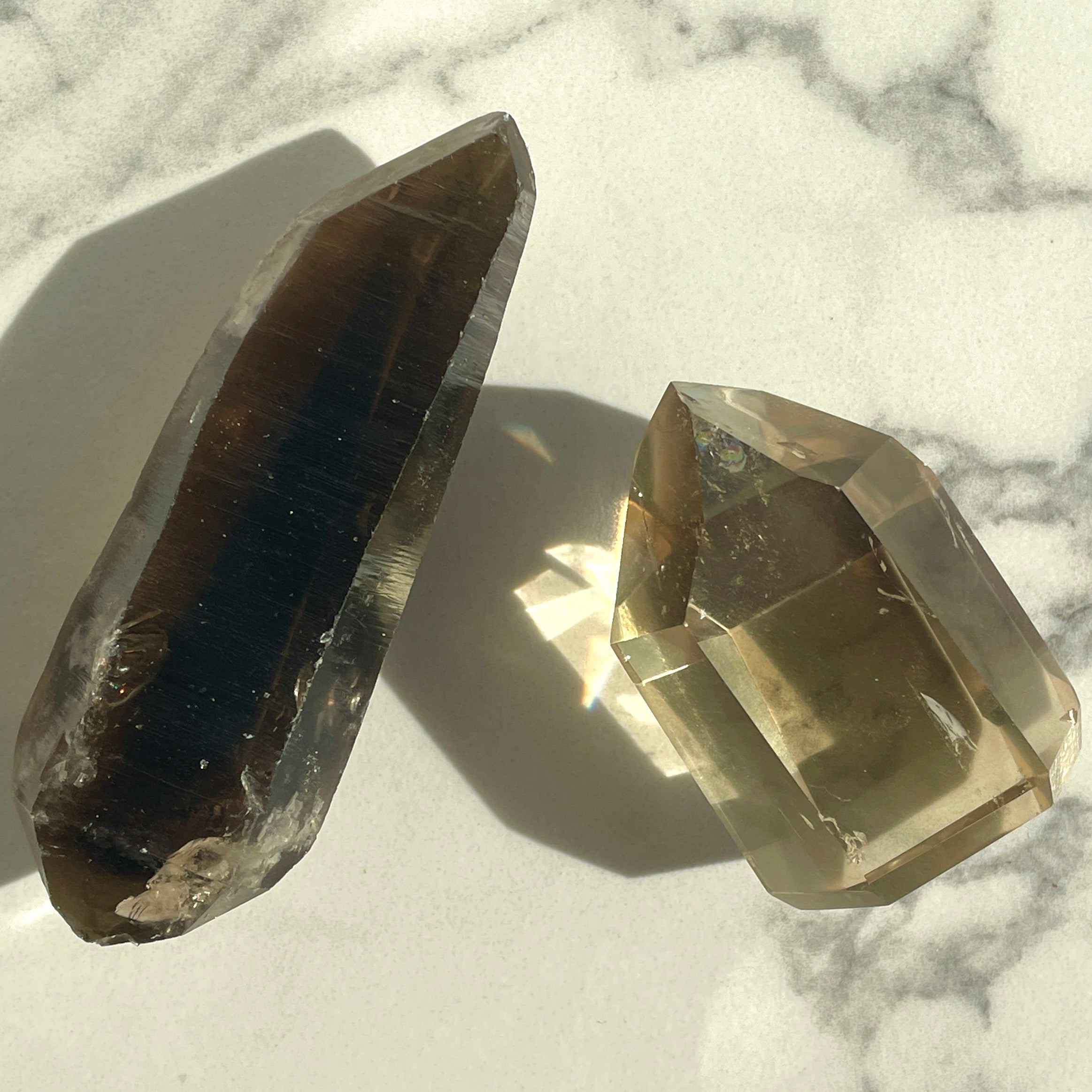 Smokey Quartz Generator Pair - M