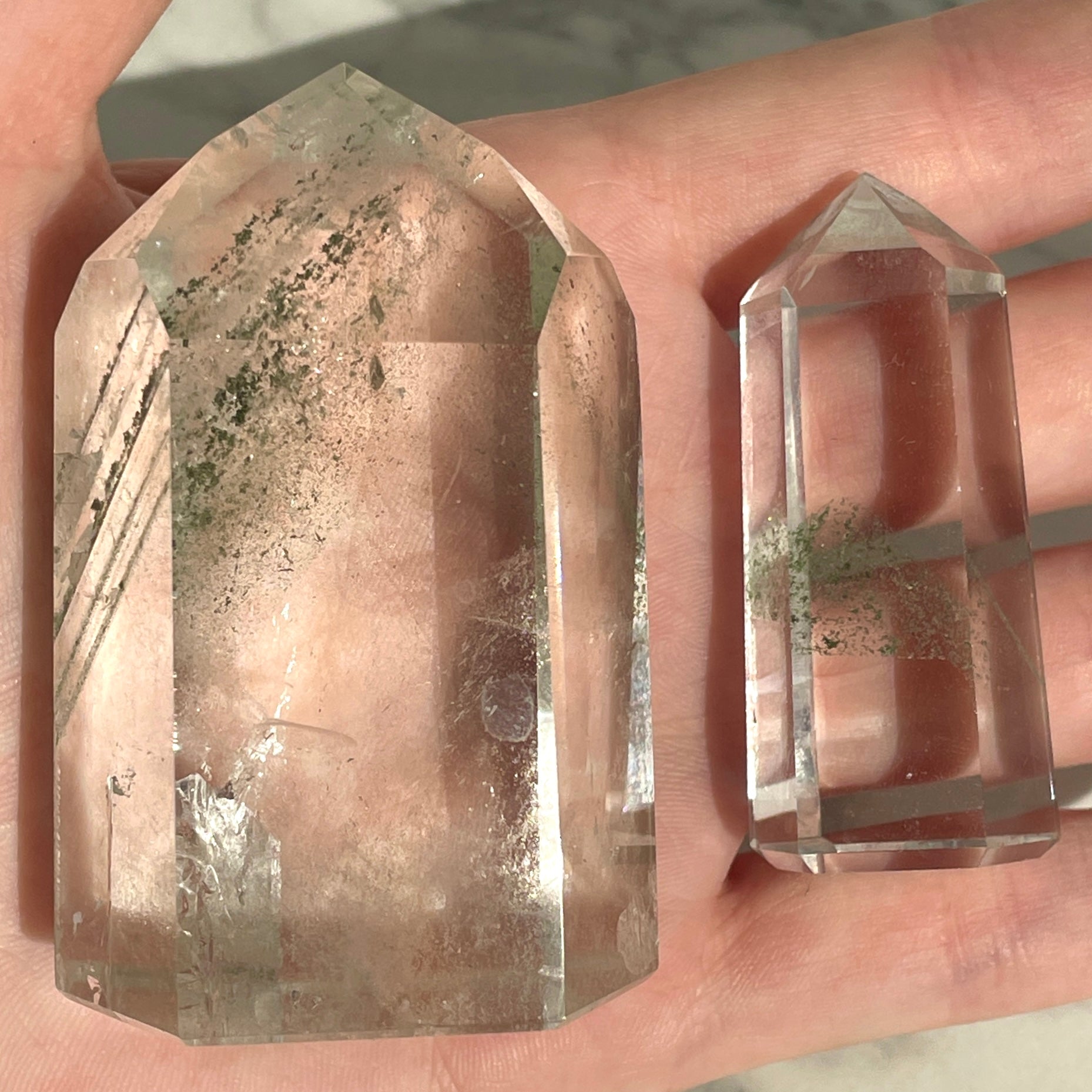 Tourmalinated Quartz Generator Pair - H
