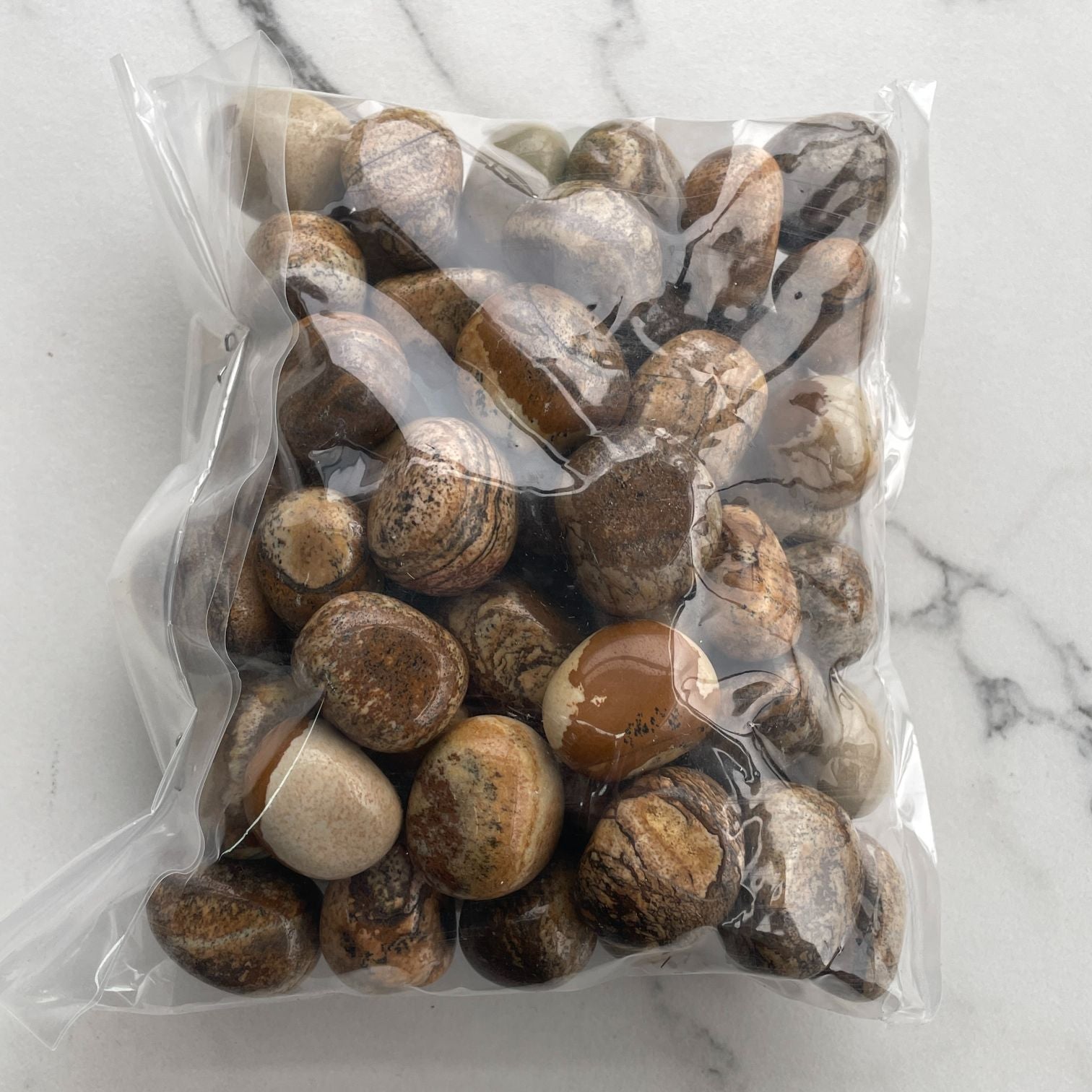 Picture Jasper Tumbled - (60 to 80) - 1KG