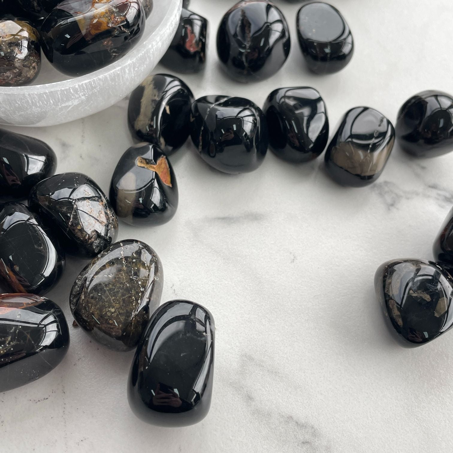 Black Onyx Tumbled 1KG (BR)