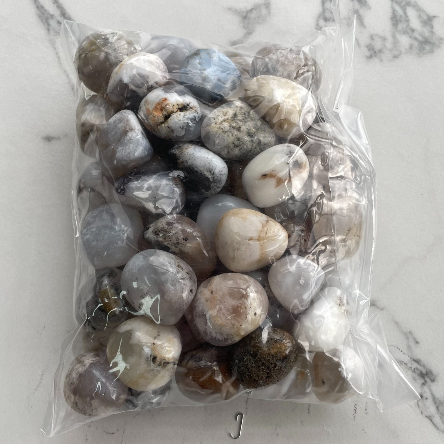 Dendritic Opal Tumbled - 1KG (50-60pc)