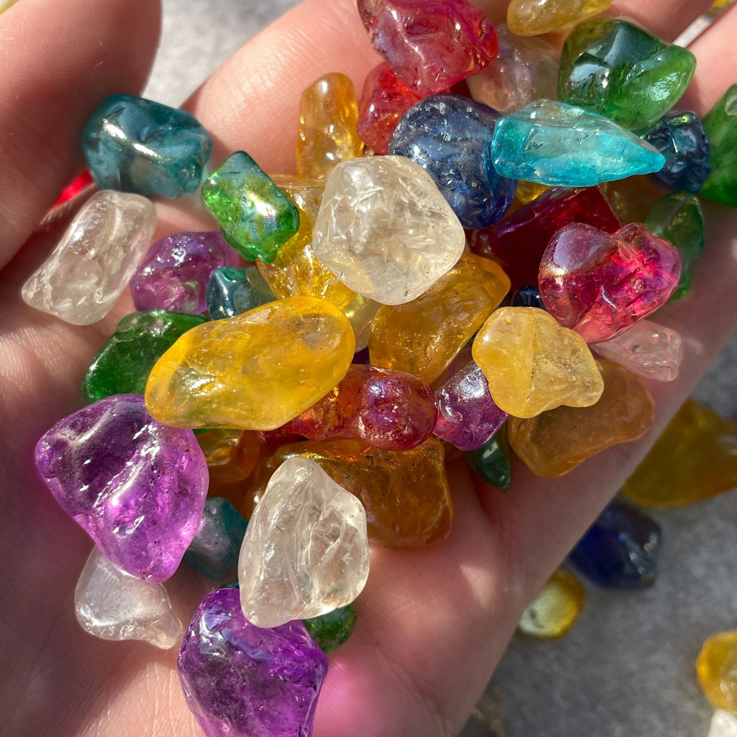 Mixed Aura Coated Large Chips - 200g