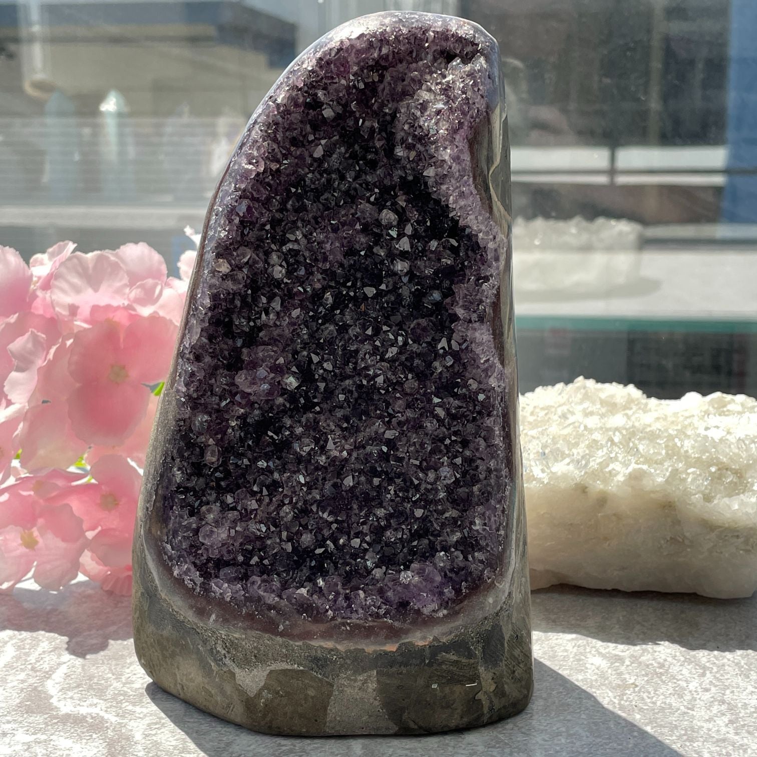 Amethyst - Cut Base Cluster - 84