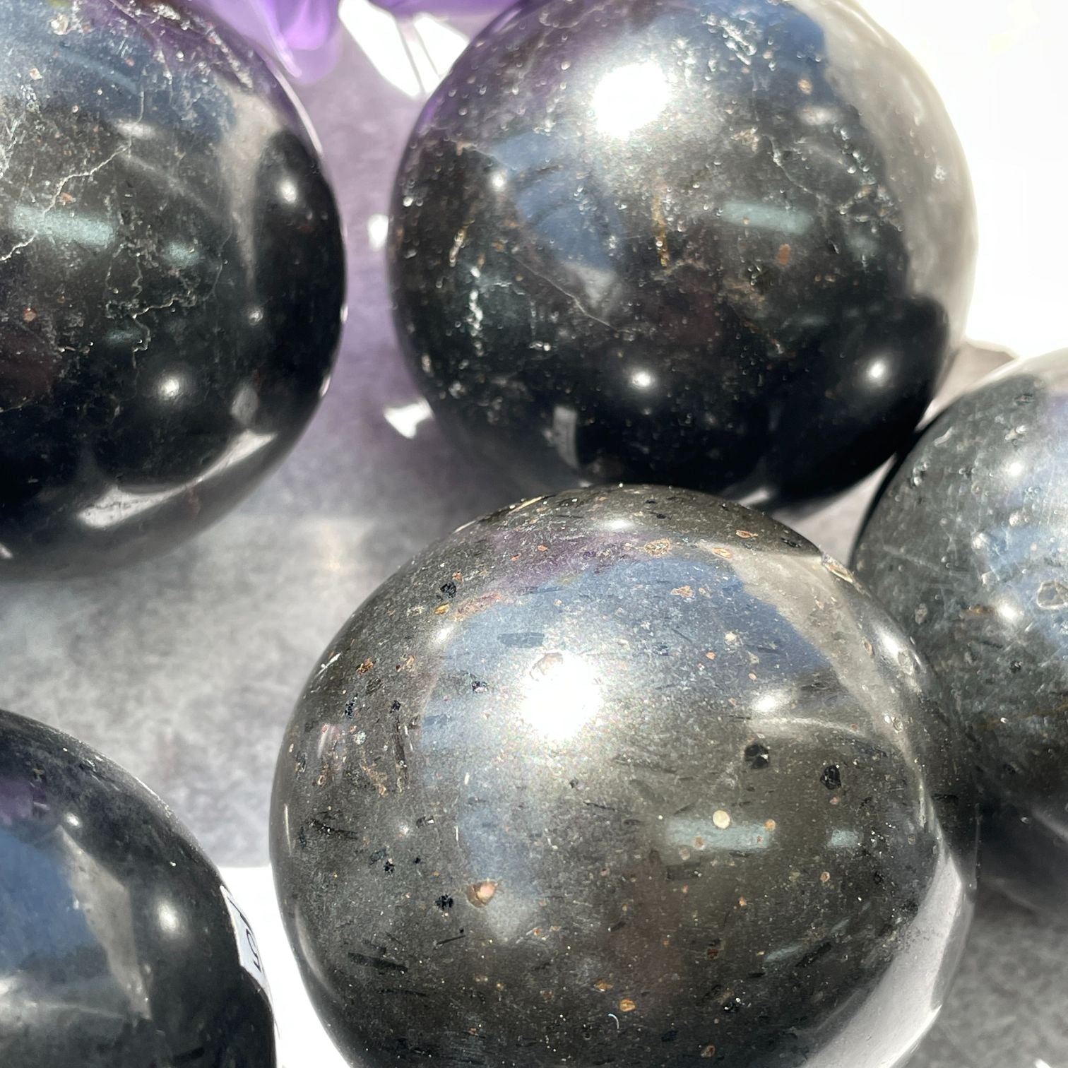 Black Tourmaline Sphere 5cm - 1pc