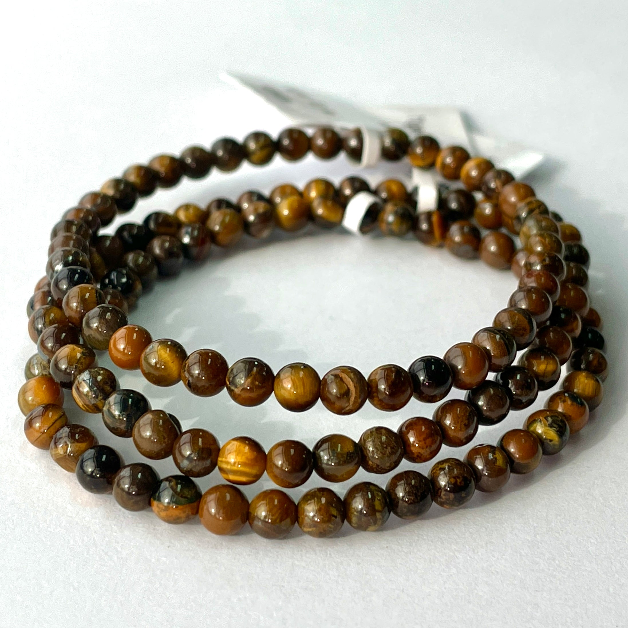 Tigers Eye - Bead Bracelet - 4mm