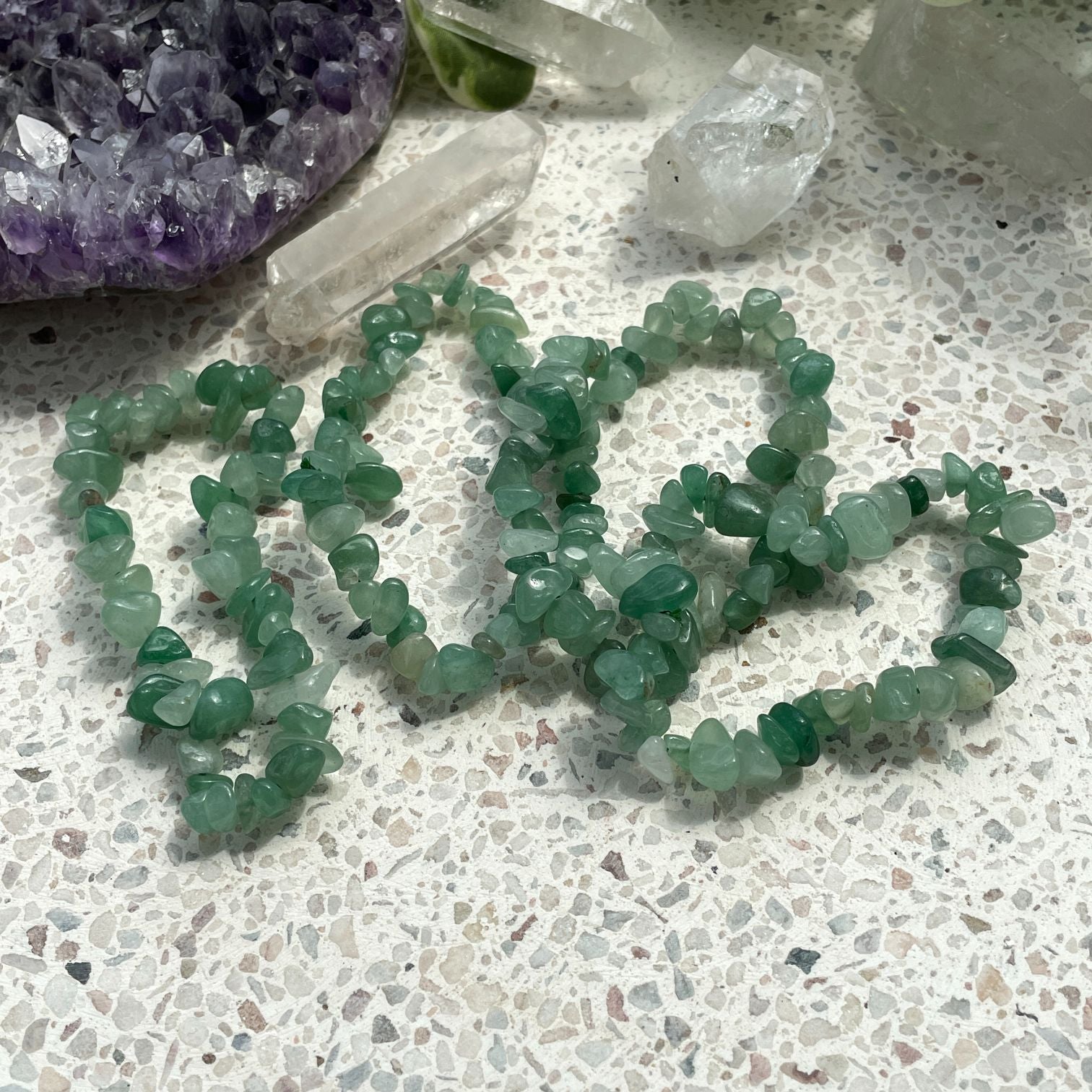 Green Aventurine Chip Bracelet Q1/A
