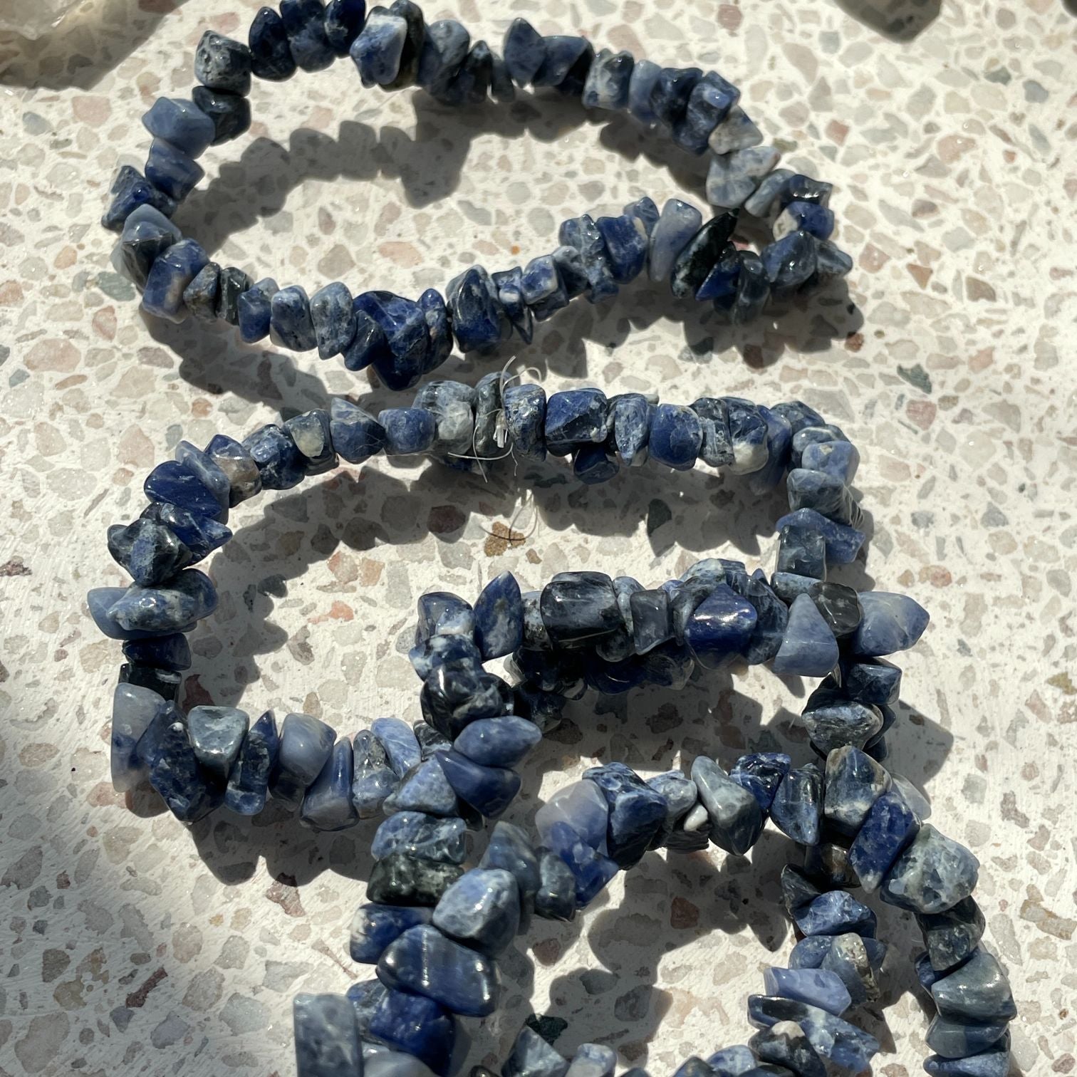 Sodalite Chip Bracelet