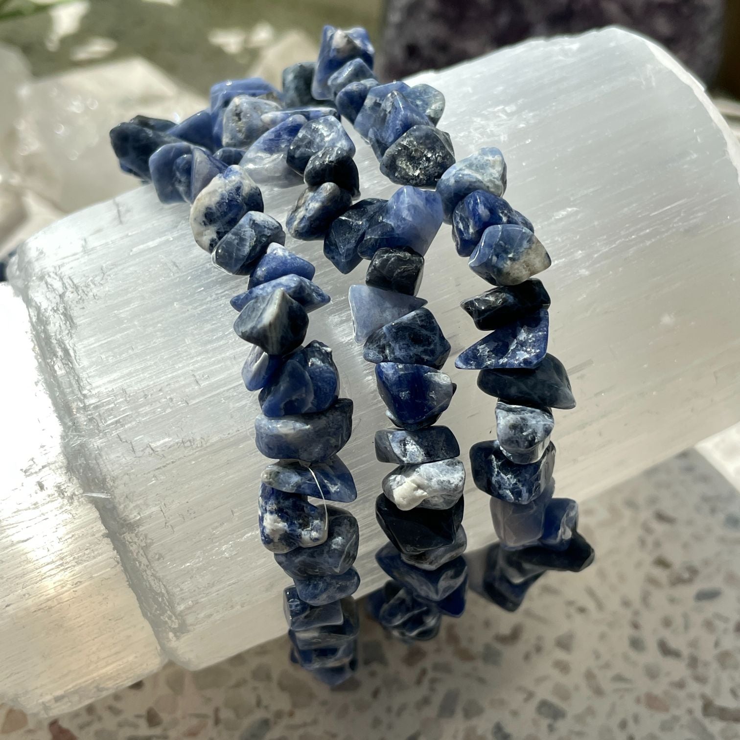 Sodalite Chip Bracelet