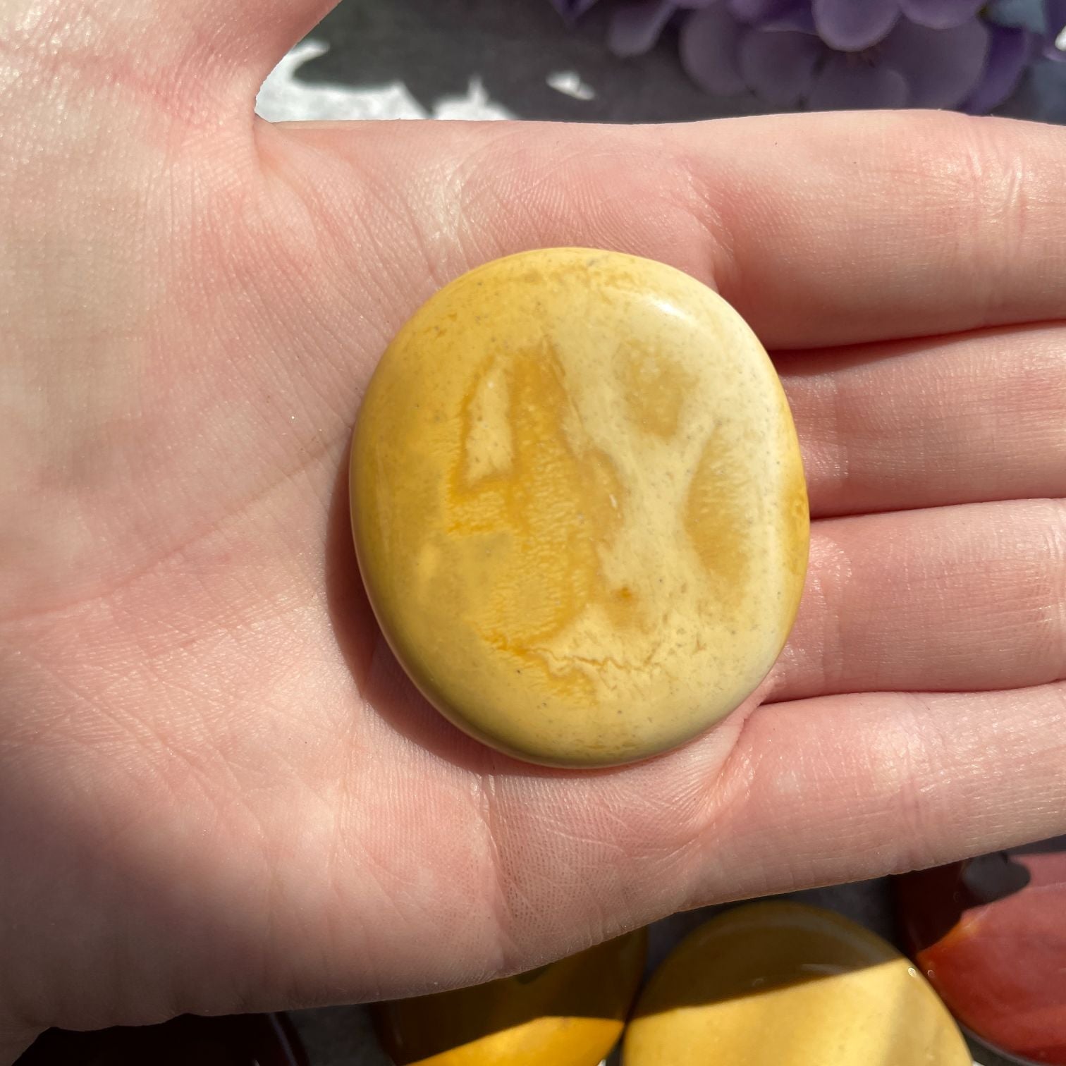 Pocket Palm Stone - Mookaite