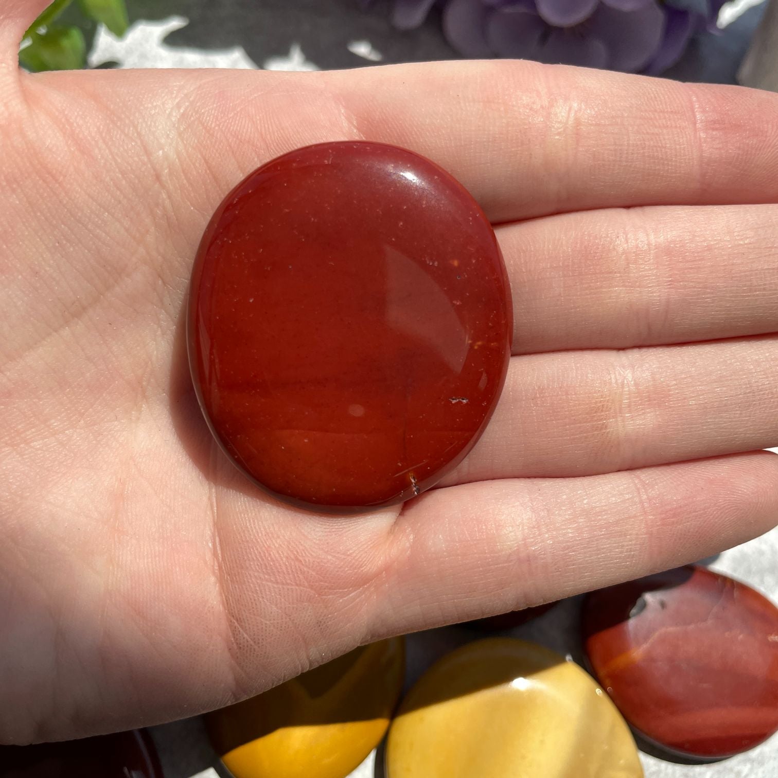 Pocket Palm Stone - Mookaite