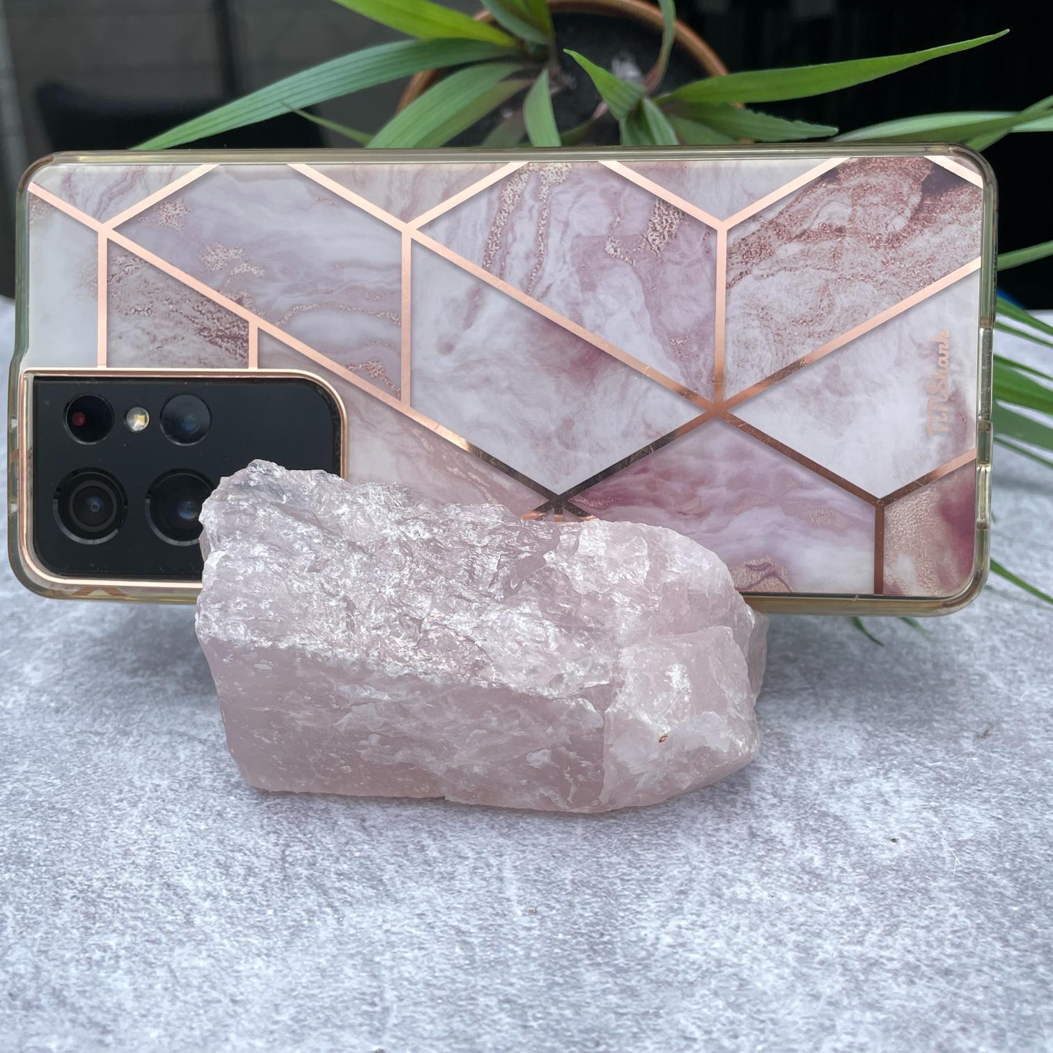 Rose Quartz Card/Mobile Holder