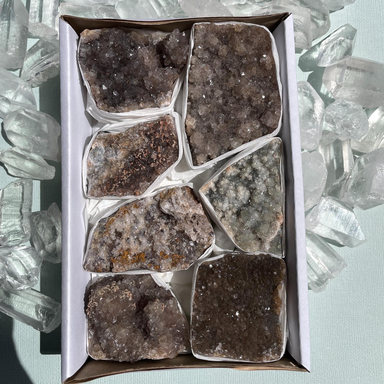 Druzy Quartz Cluster Tray - Small