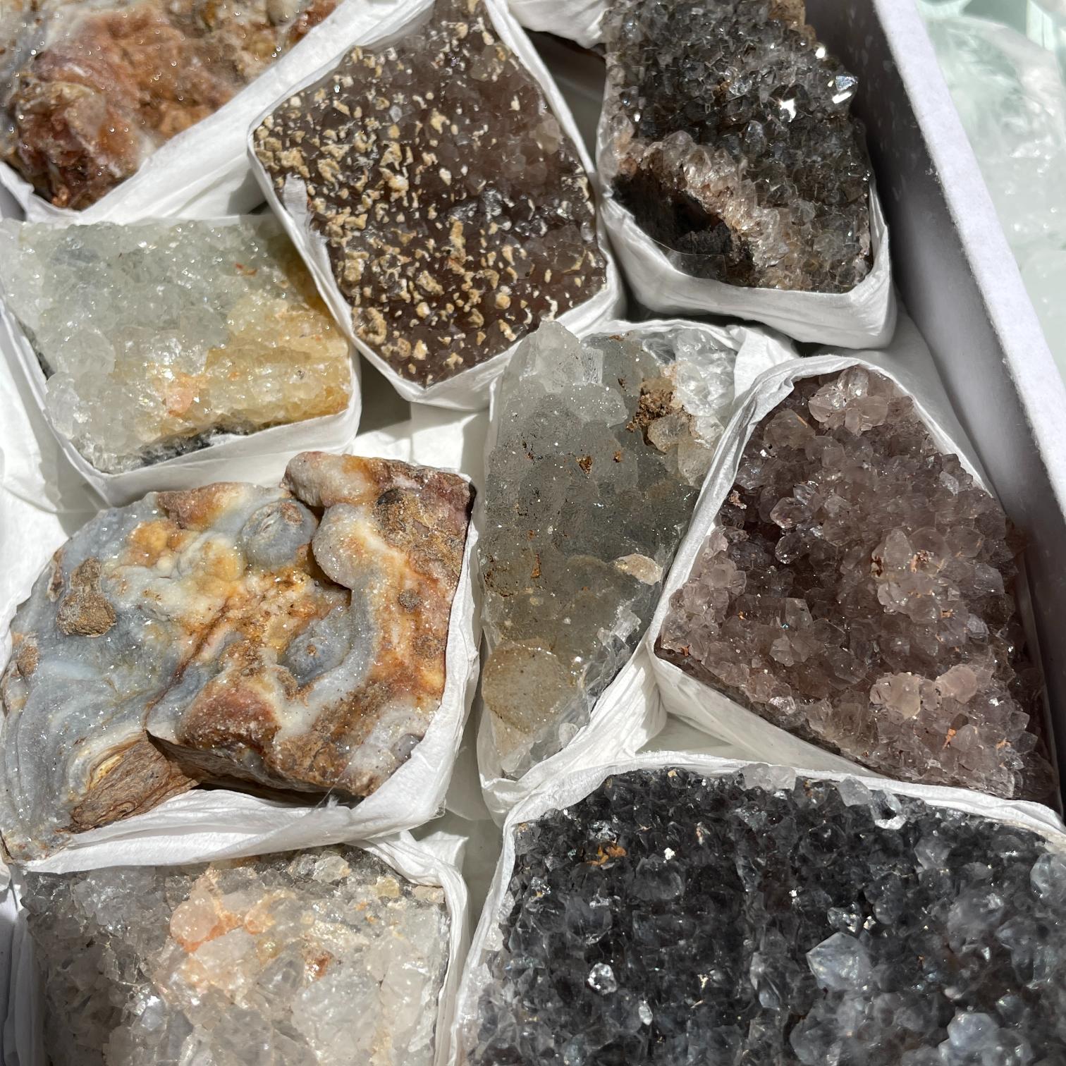 Druzy Quartz Cluster Tray - Small